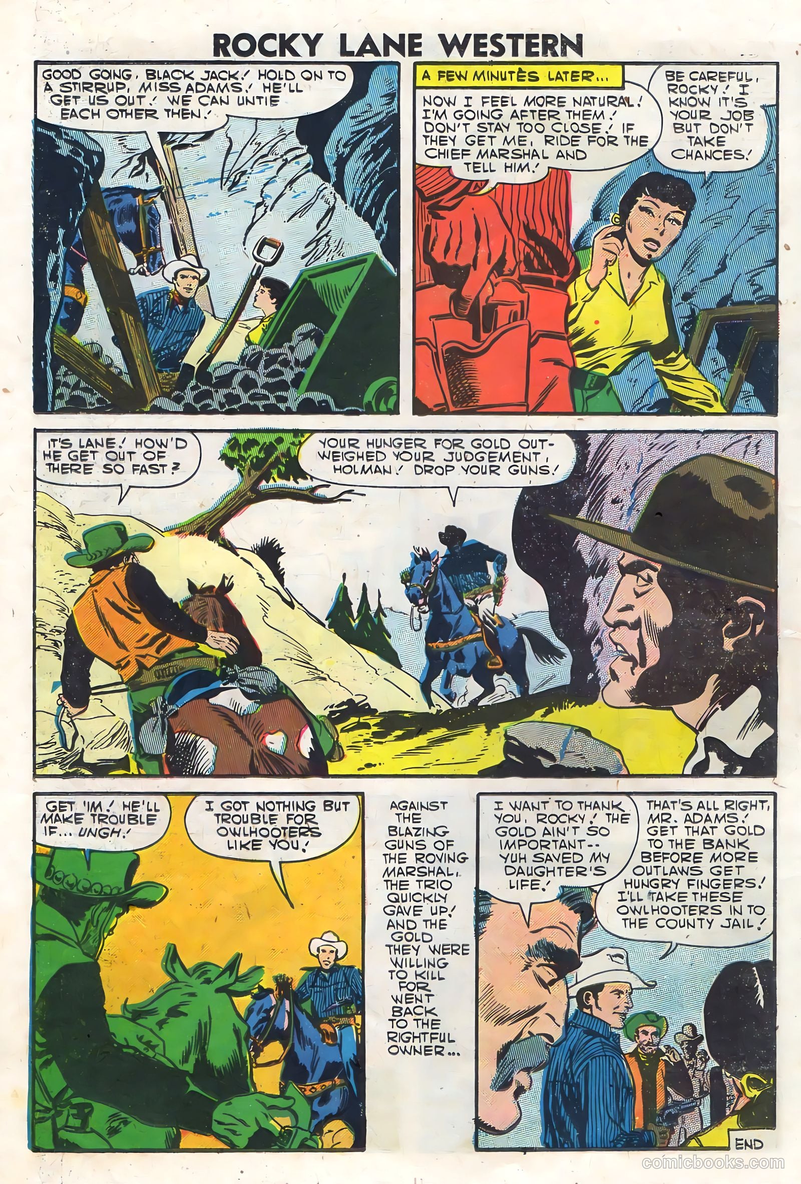 Rocky Lane Western #76 — page 14 of 36