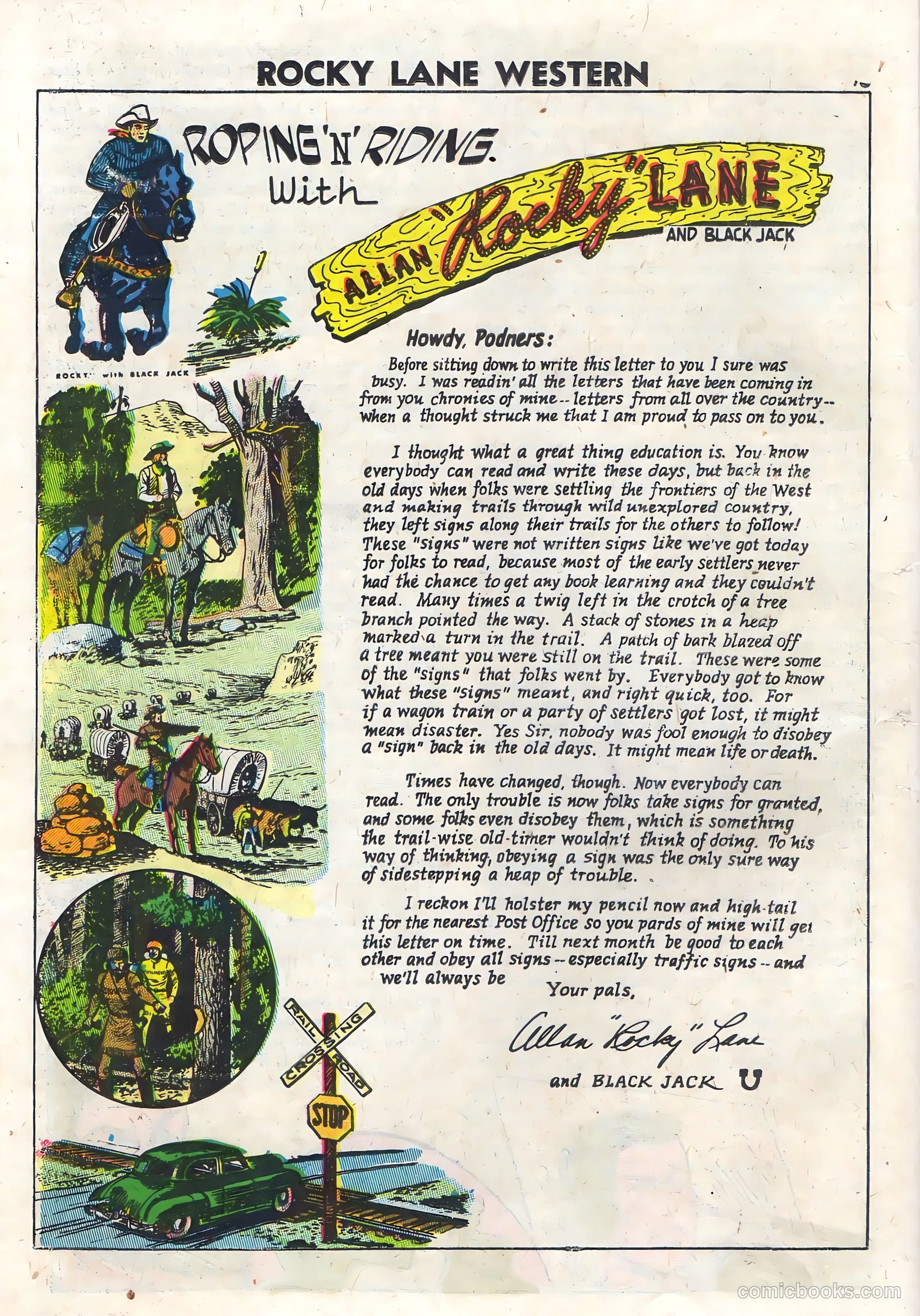Rocky Lane Western #76 — page 18 of 36