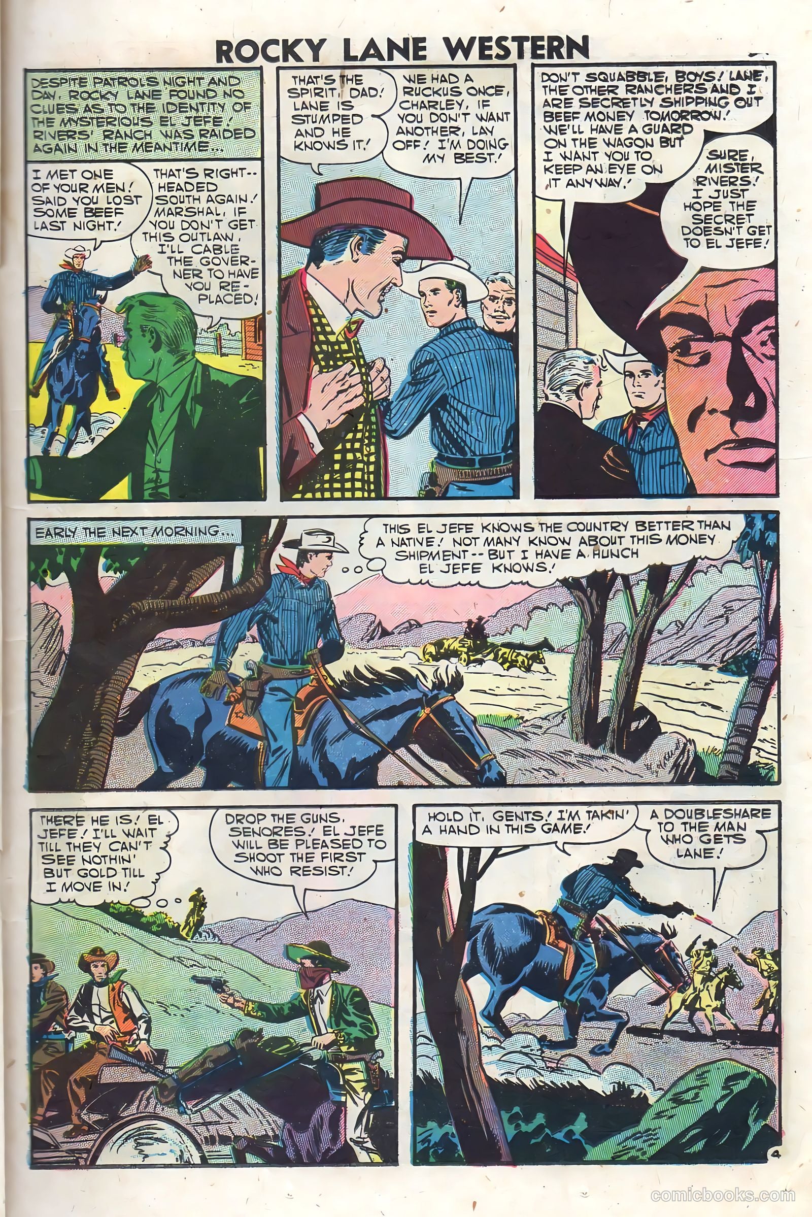 Rocky Lane Western #76 — page 23 of 36