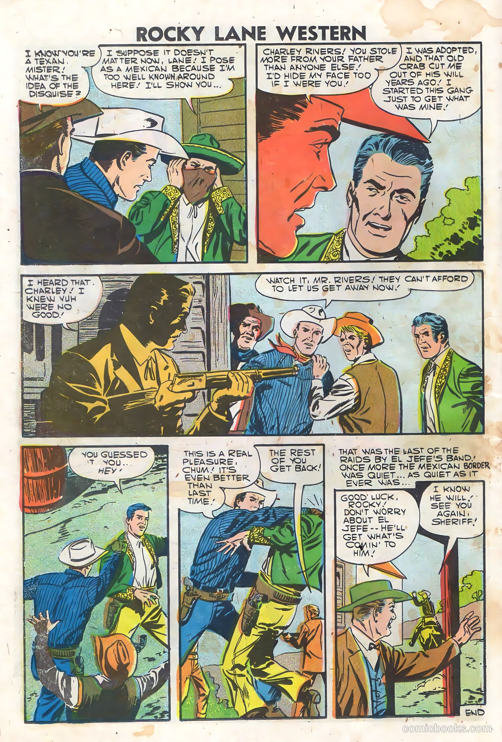 Rocky Lane Western #76 — page 26 of 36