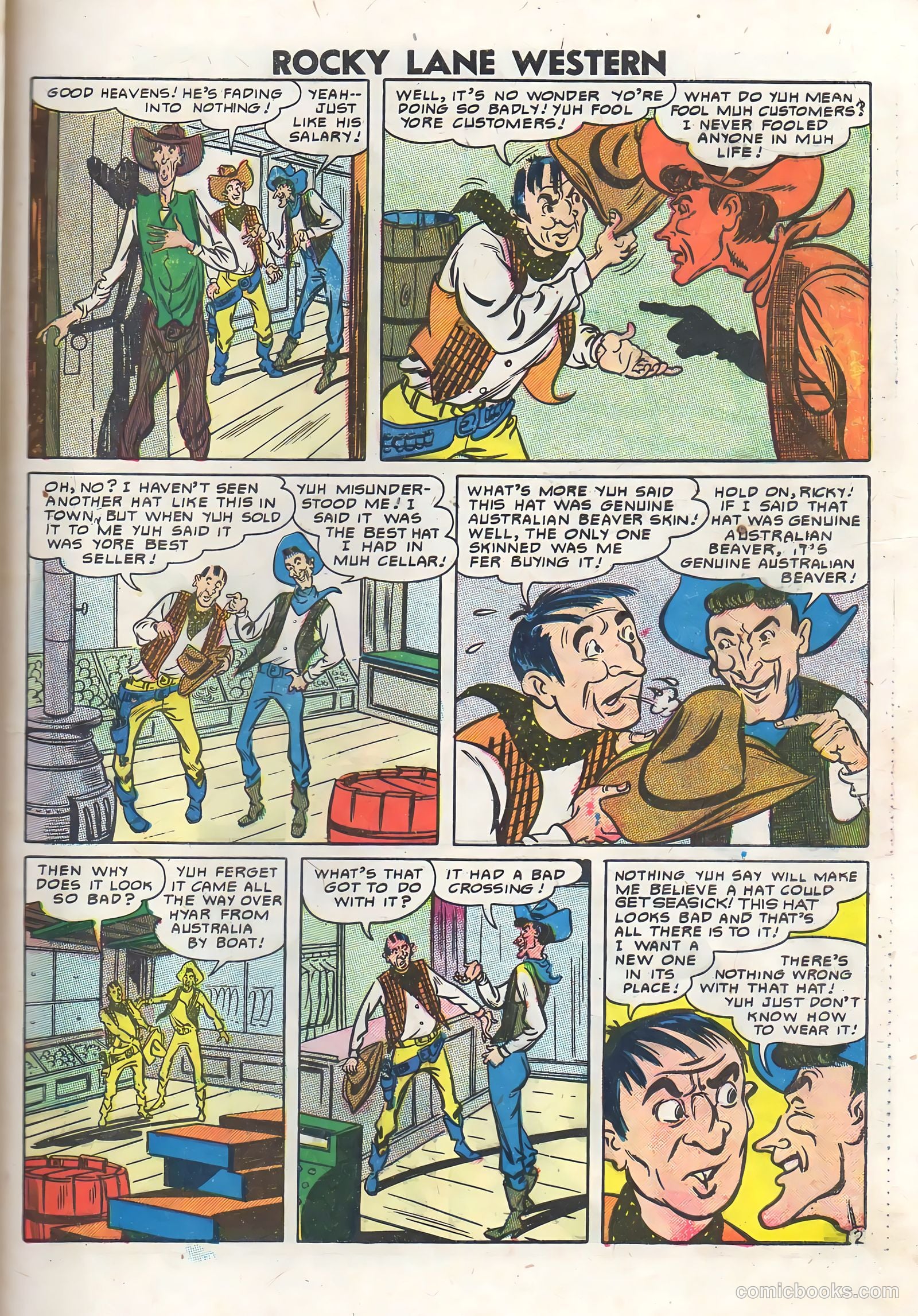 Rocky Lane Western #76 — page 29 of 36