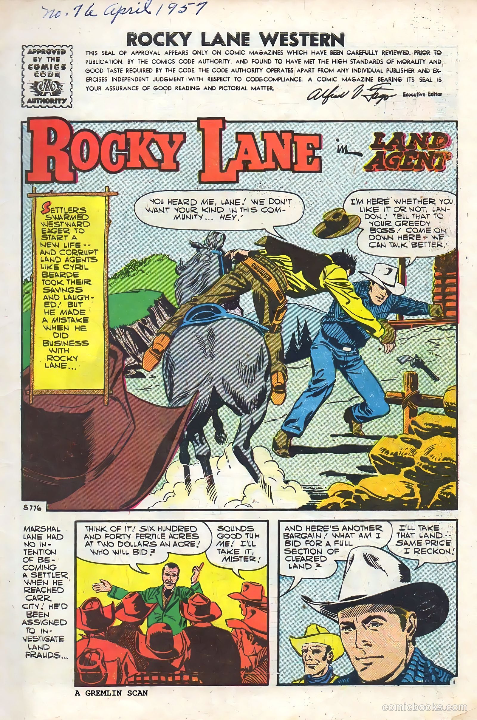 Rocky Lane Western #76 — page 3 of 36