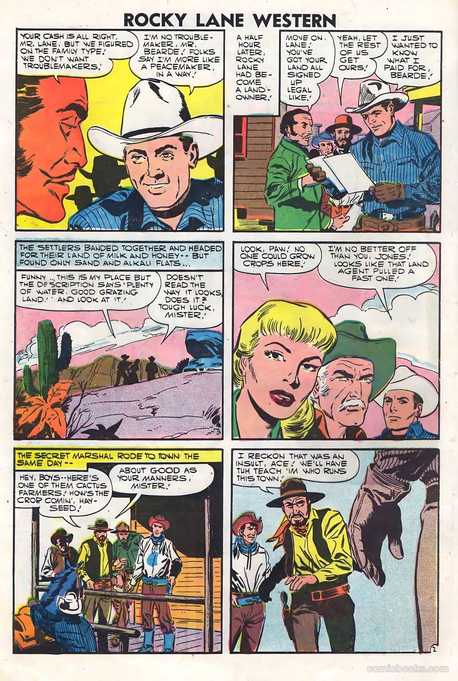 Rocky Lane Western #76 — page 4 of 36