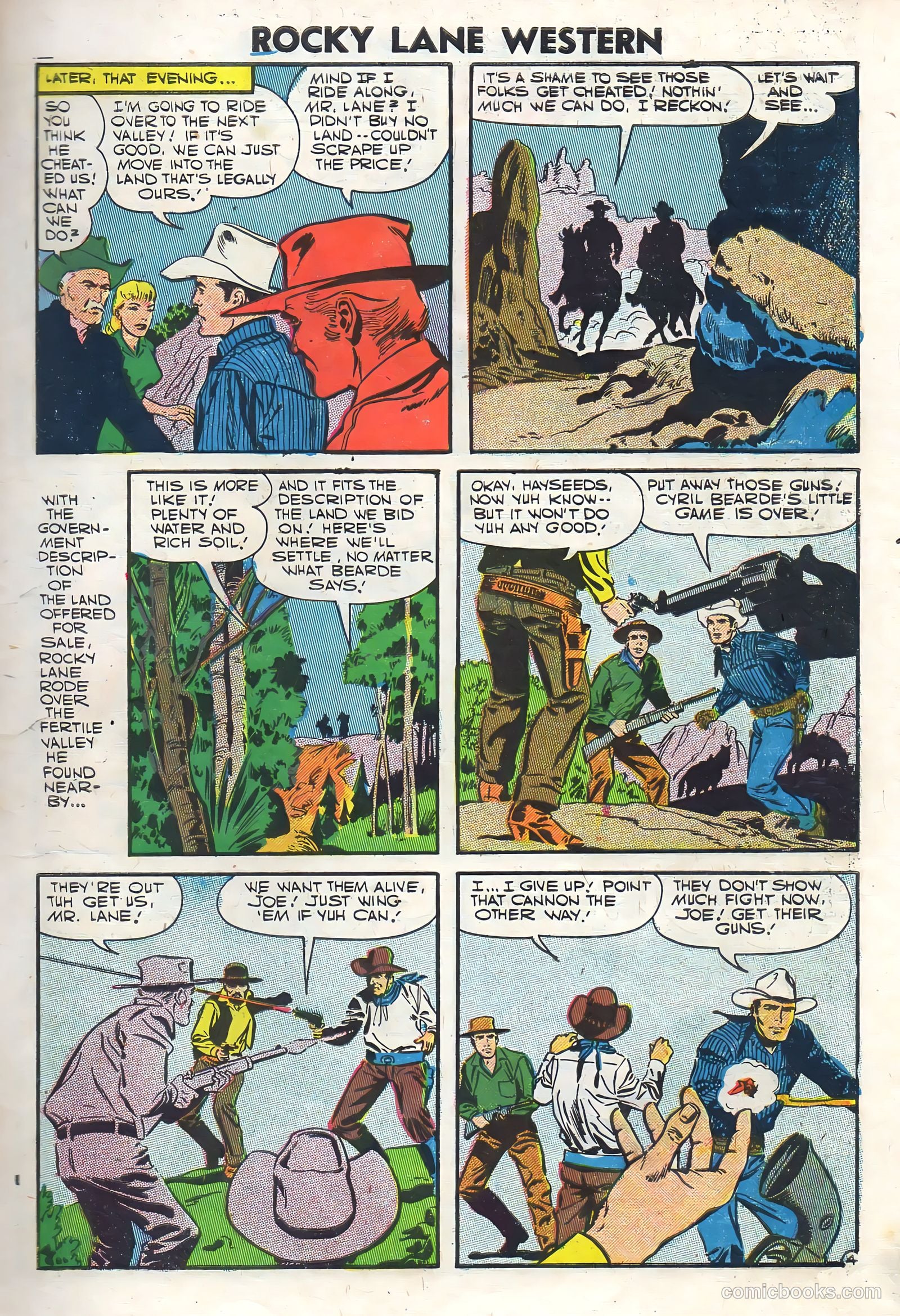 Rocky Lane Western #76 — page 7 of 36