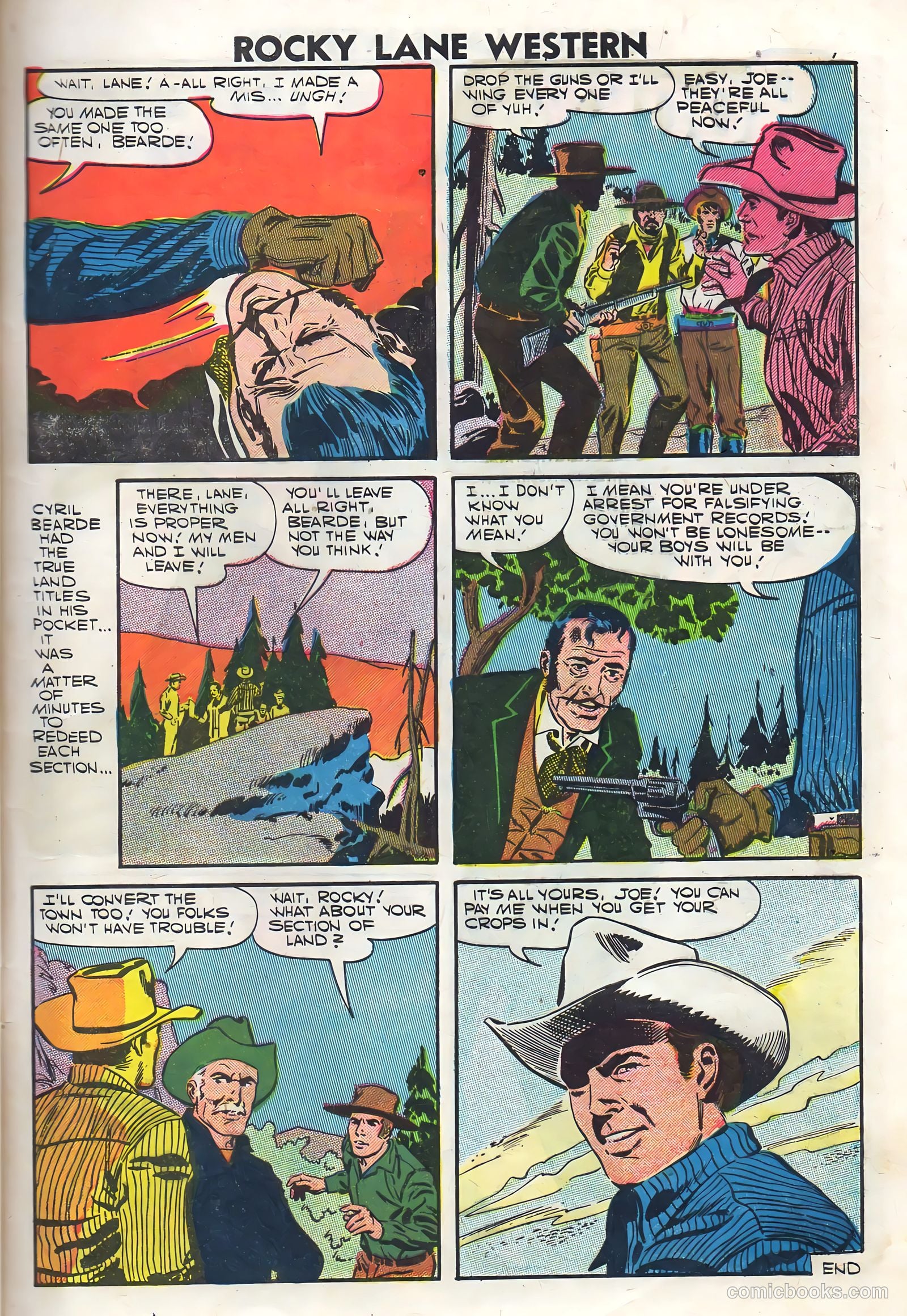 Rocky Lane Western #76 — page 9 of 36