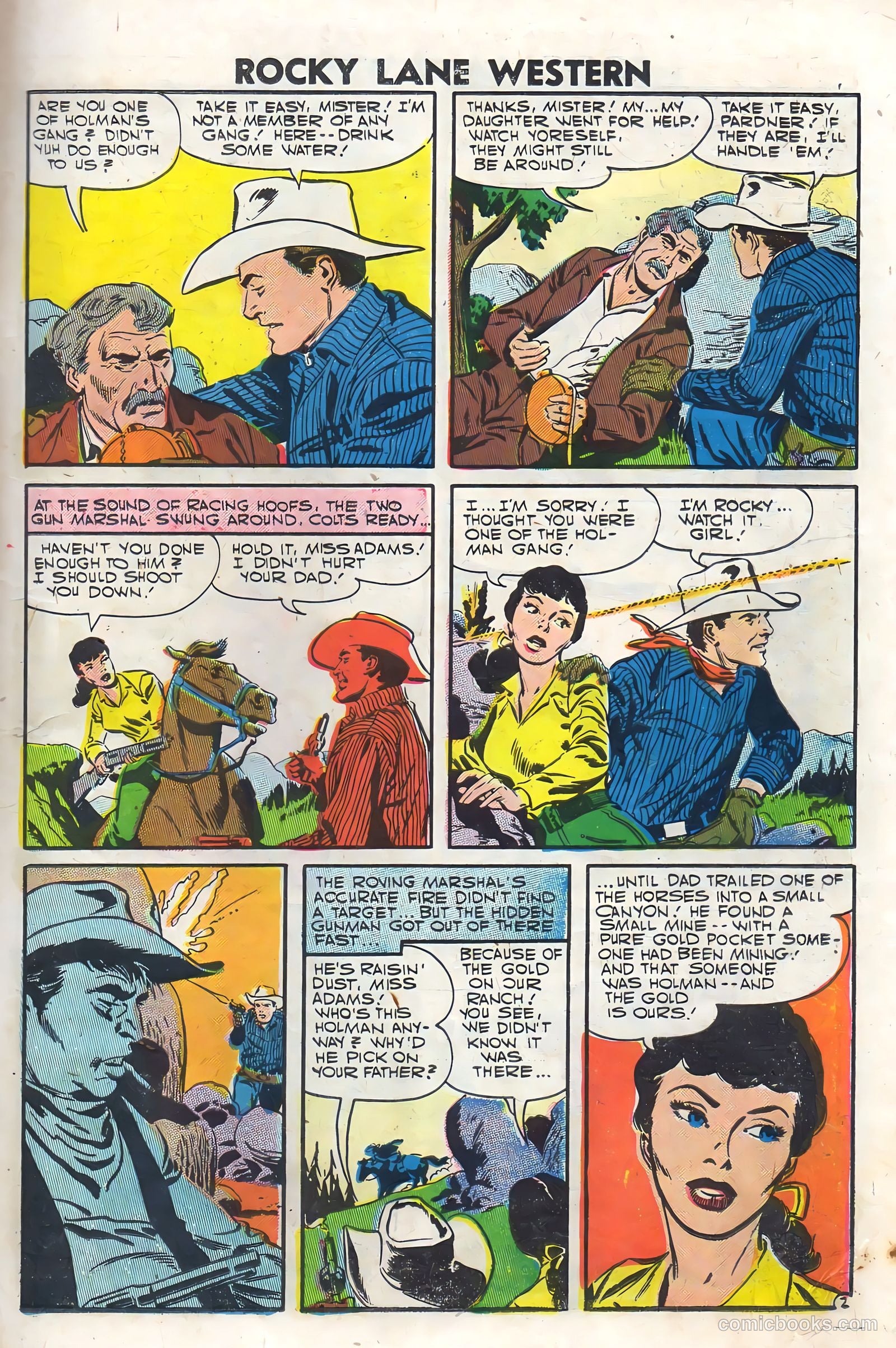 Rocky Lane Western #76 — page 11 of 36