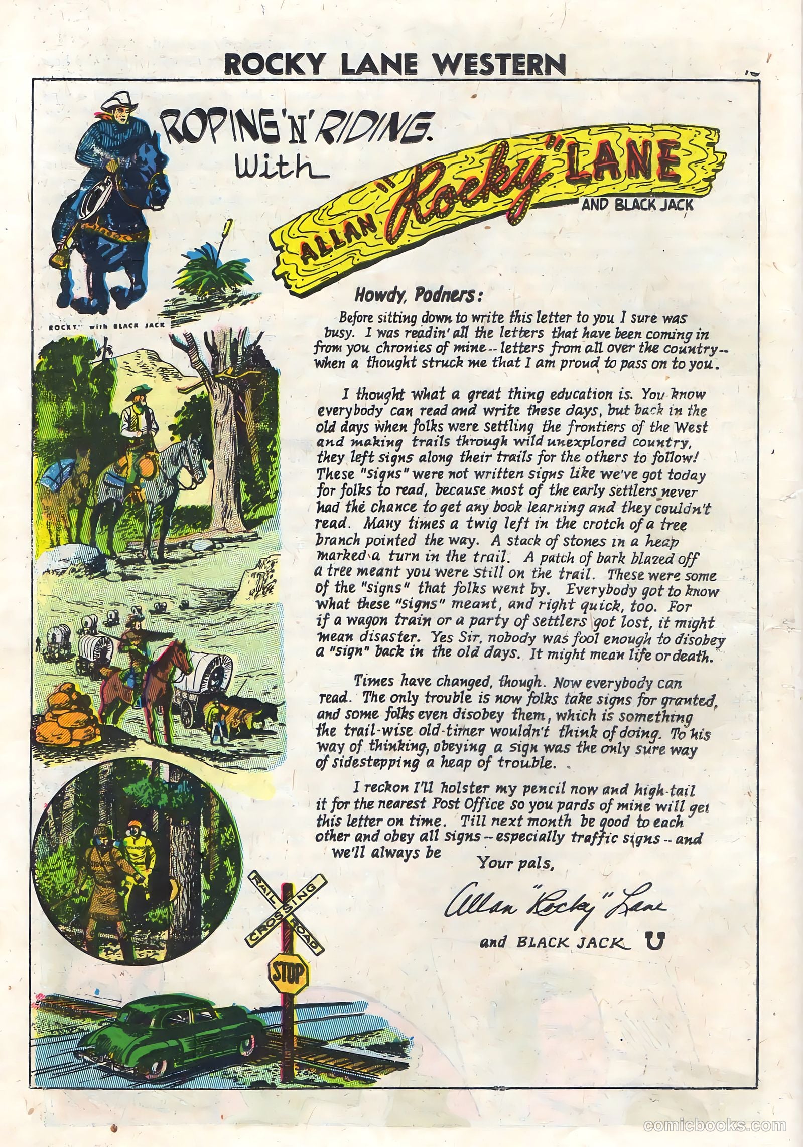 Rocky Lane Western #76 — page 18 of 36