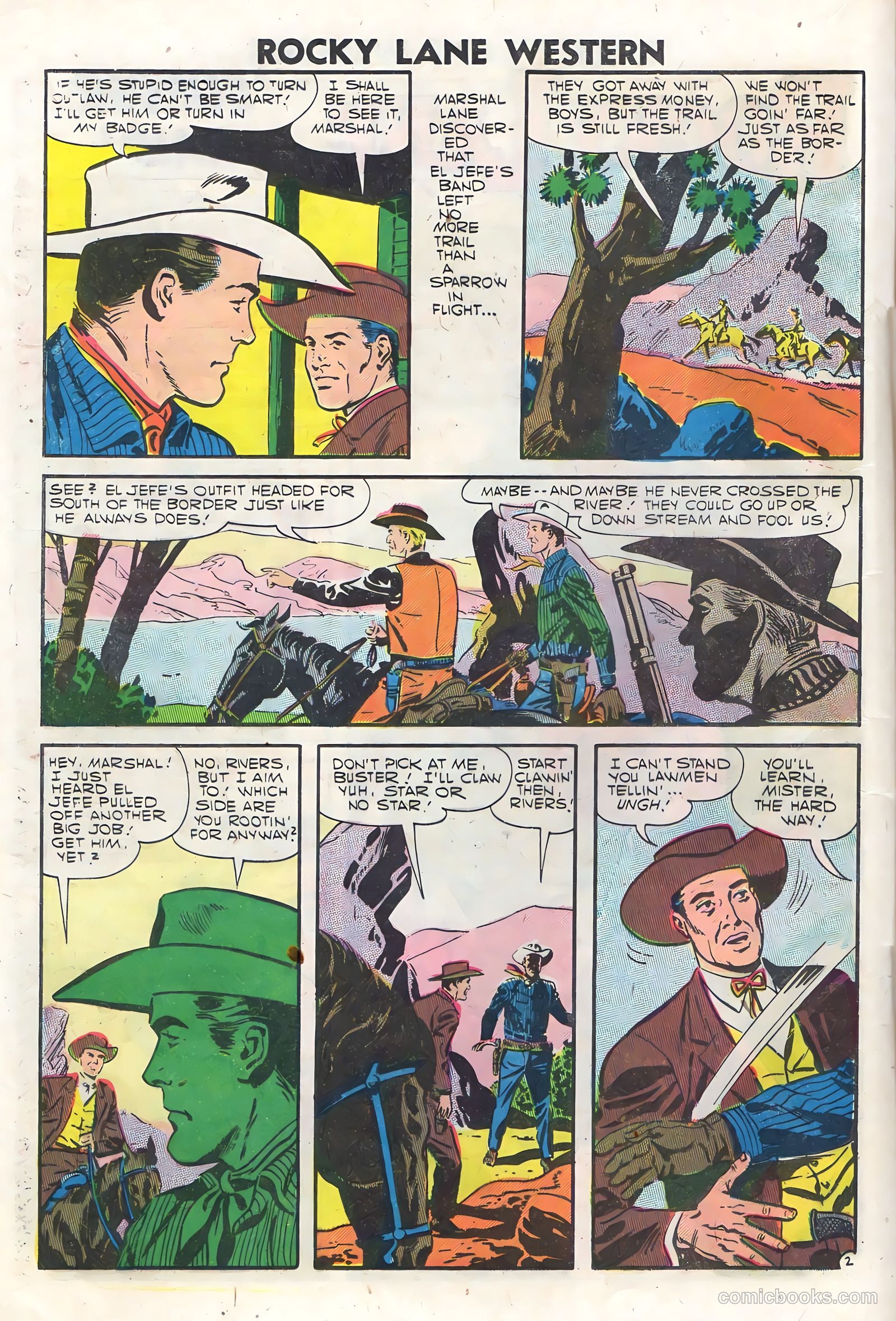 Rocky Lane Western #76 — page 20 of 36
