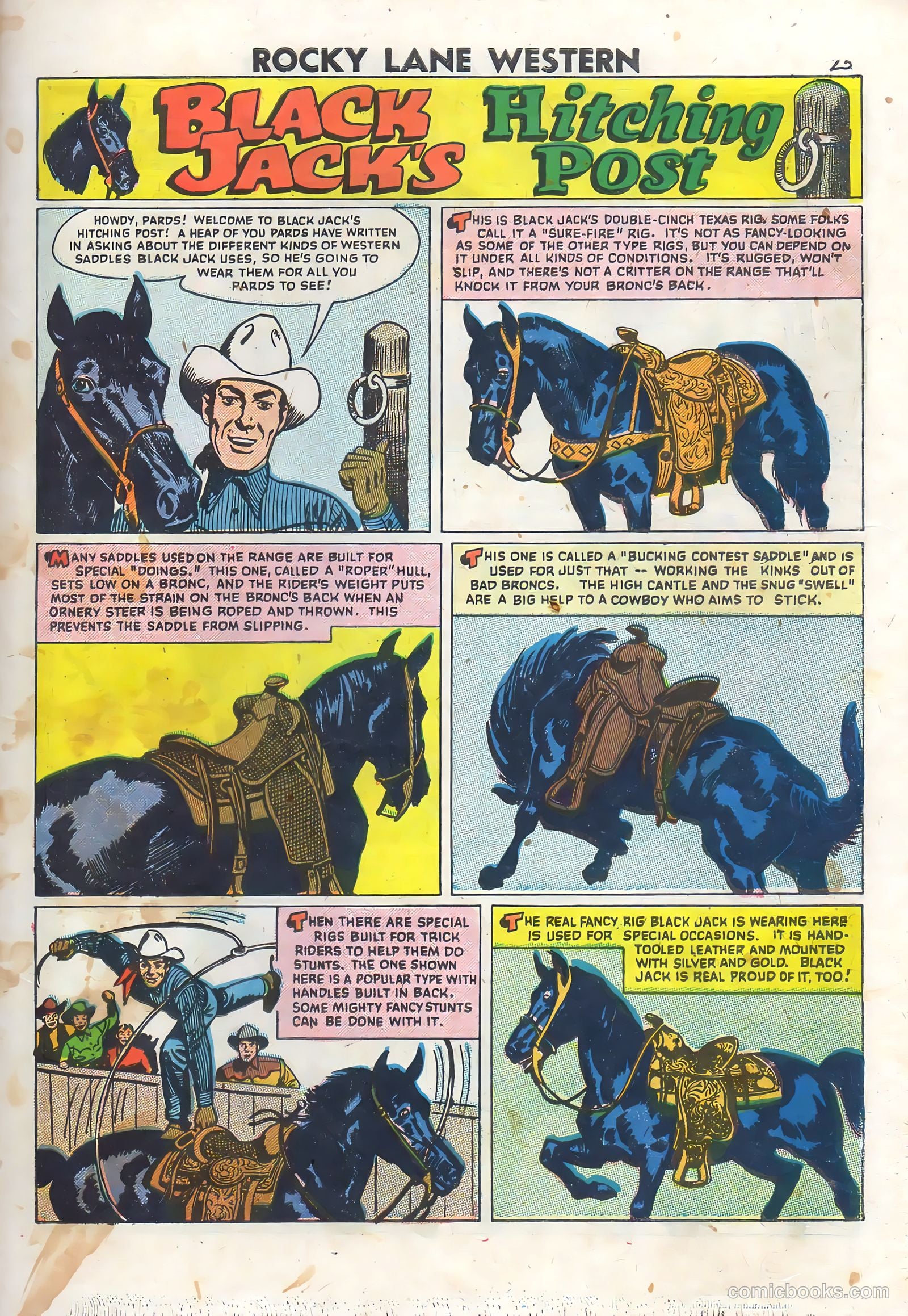 Rocky Lane Western #76 — page 27 of 36