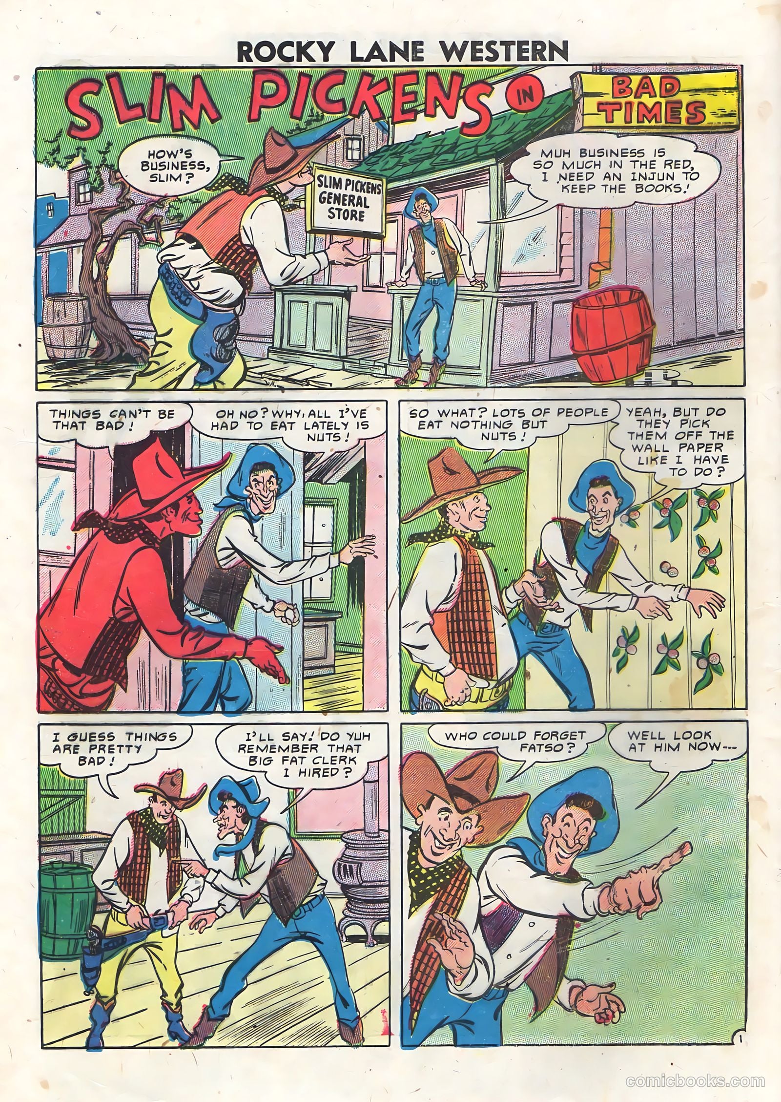 Rocky Lane Western #76 — page 28 of 36