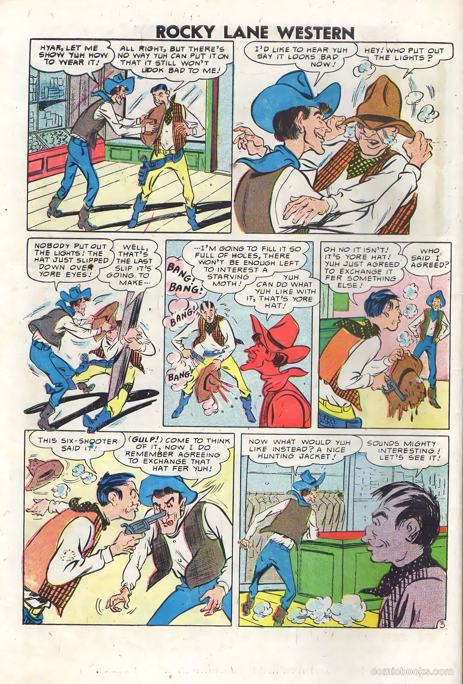 Rocky Lane Western #76 — page 30 of 36