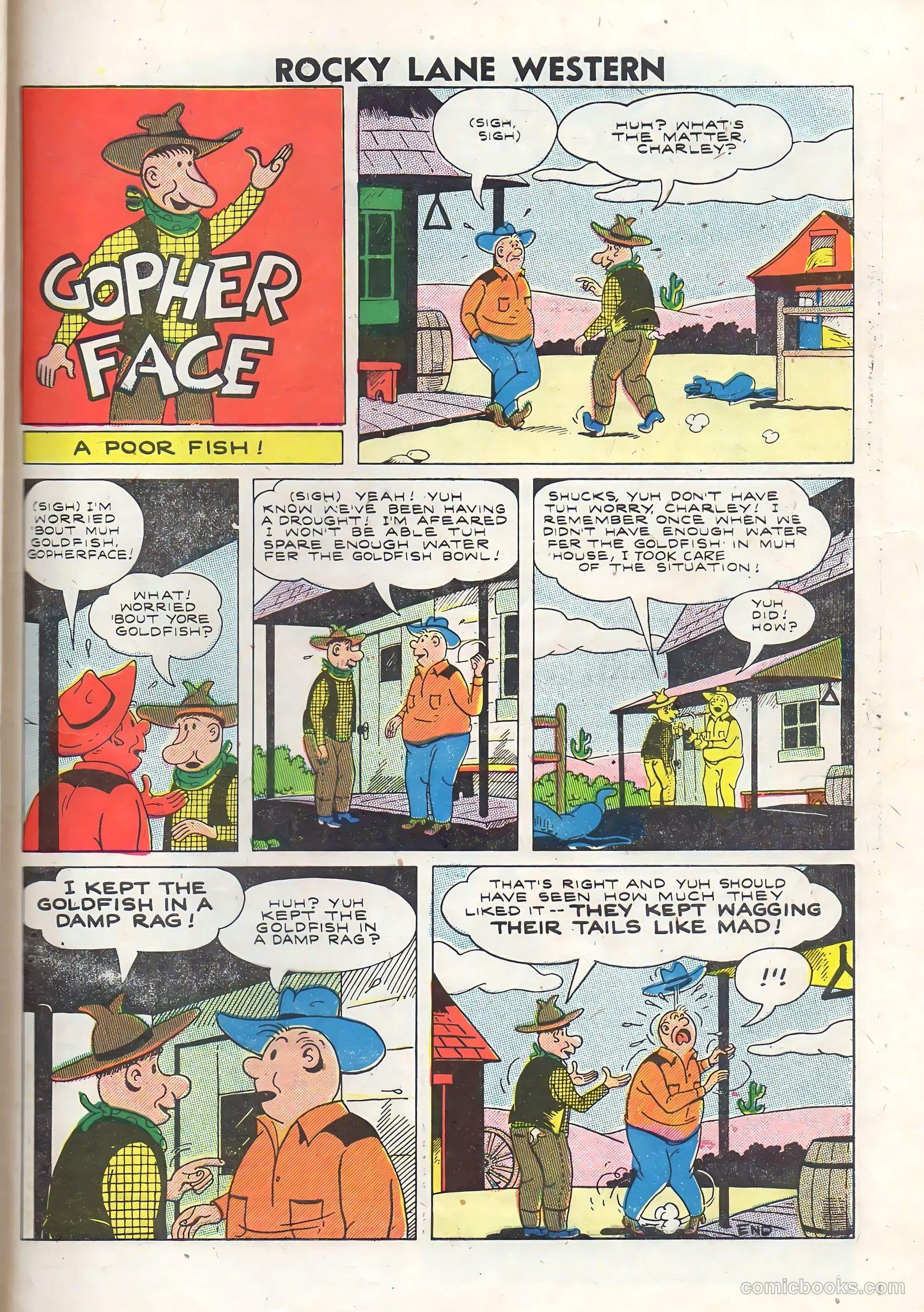 Rocky Lane Western #76 — page 33 of 36