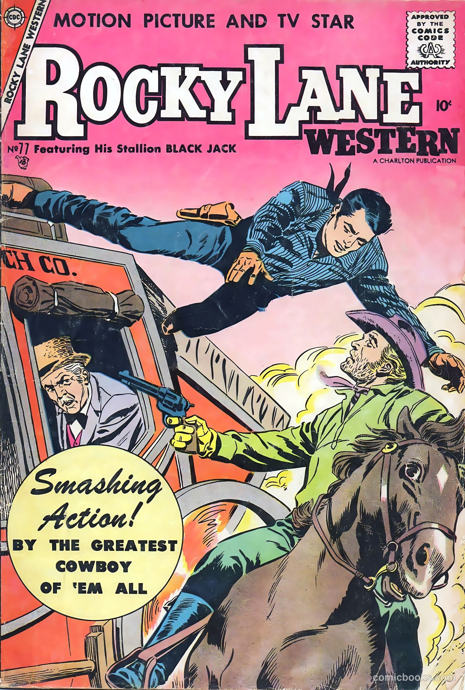 Rocky Lane Western #77 — page 1 of 36