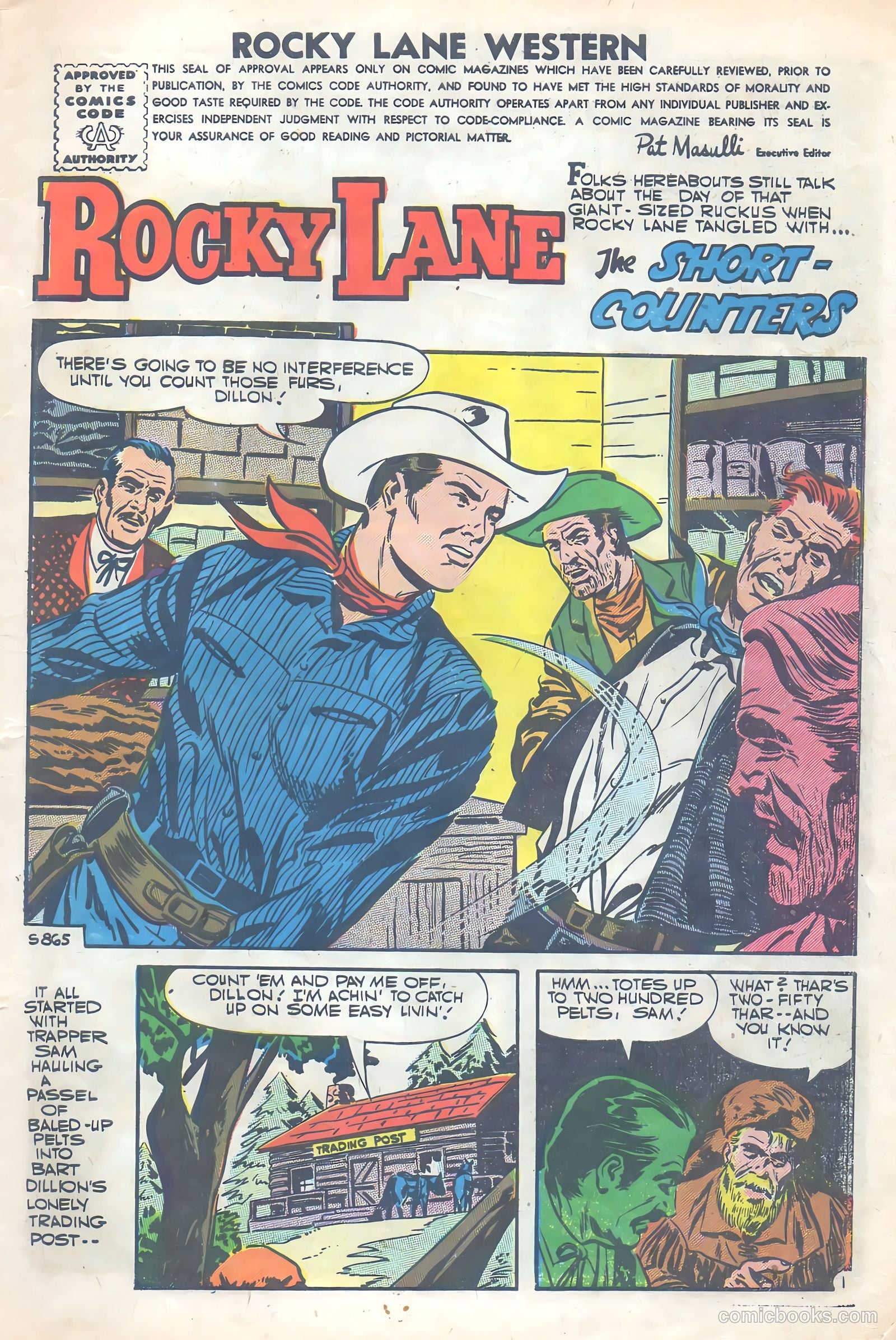 Rocky Lane Western #77 — page 3 of 36