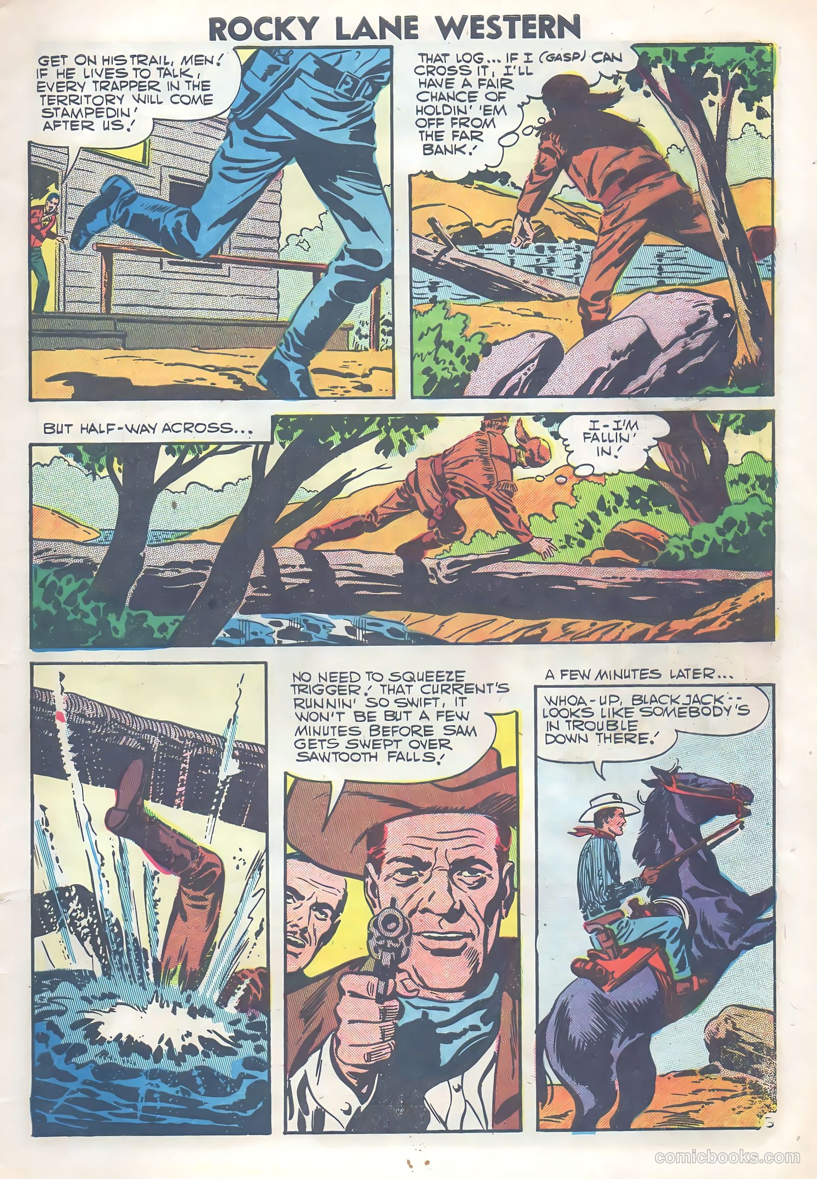Rocky Lane Western #77 — page 5 of 36