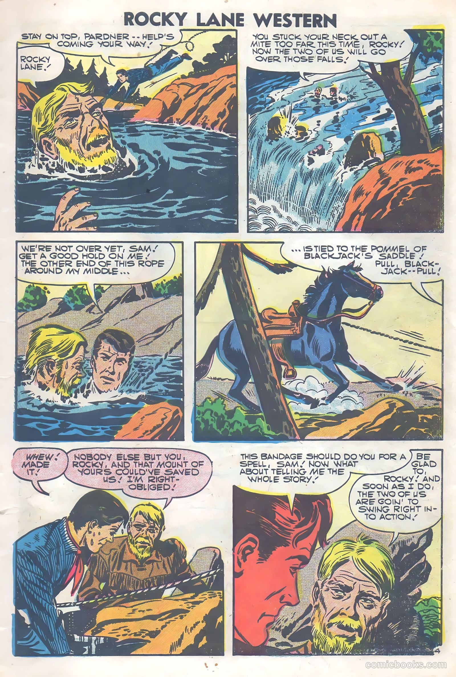 Rocky Lane Western #77 — page 7 of 36