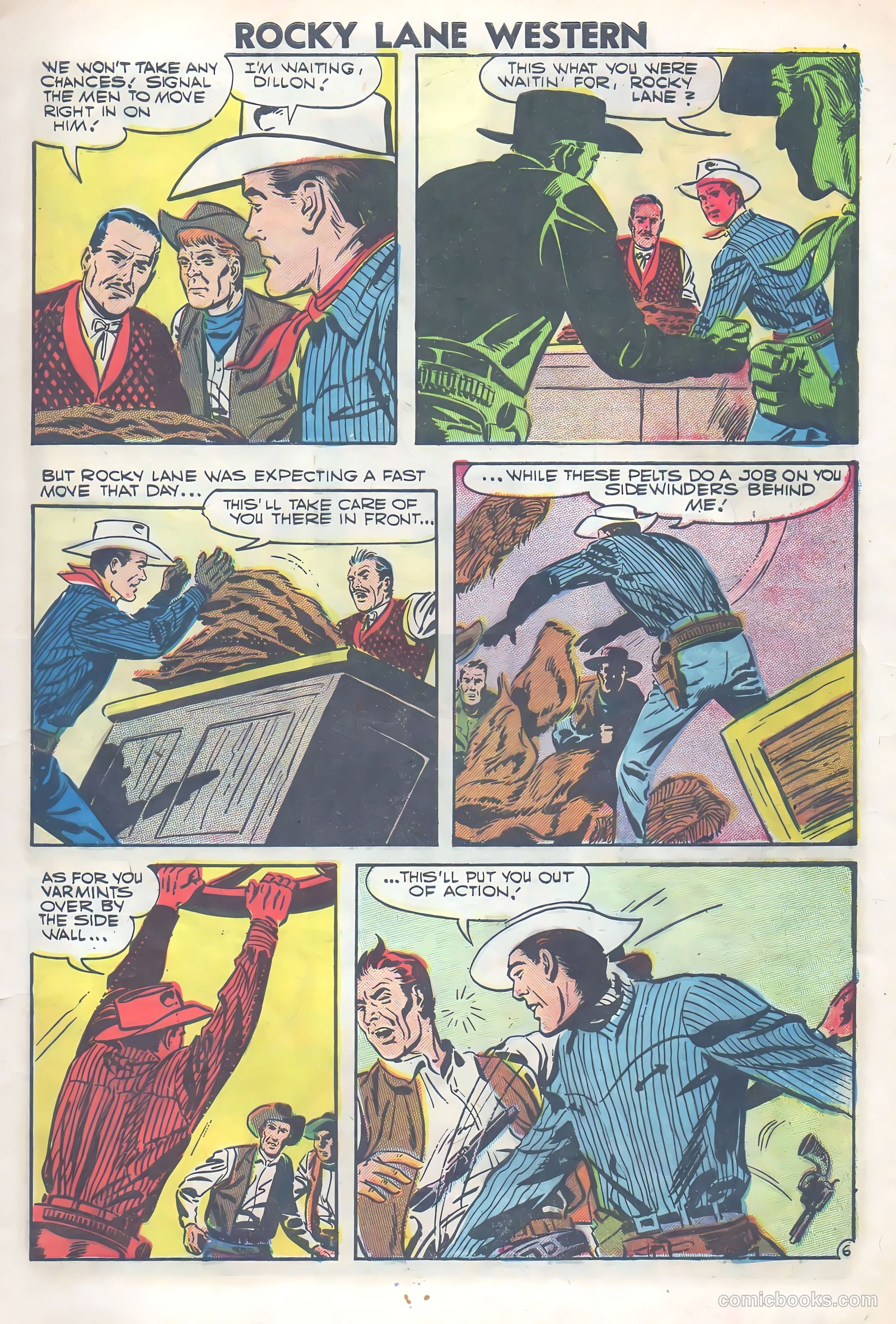 Rocky Lane Western #77 — page 9 of 36