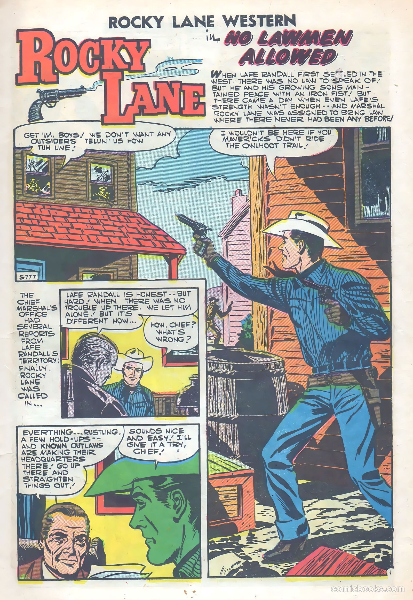 Rocky Lane Western #77 — page 11 of 36