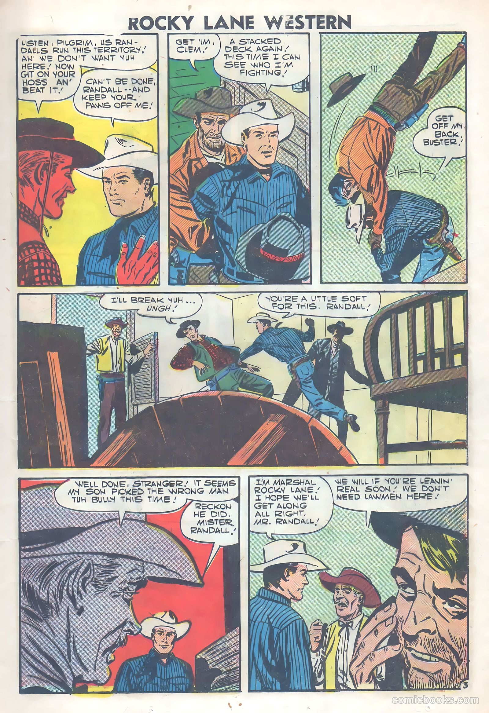 Rocky Lane Western #77 — page 13 of 36
