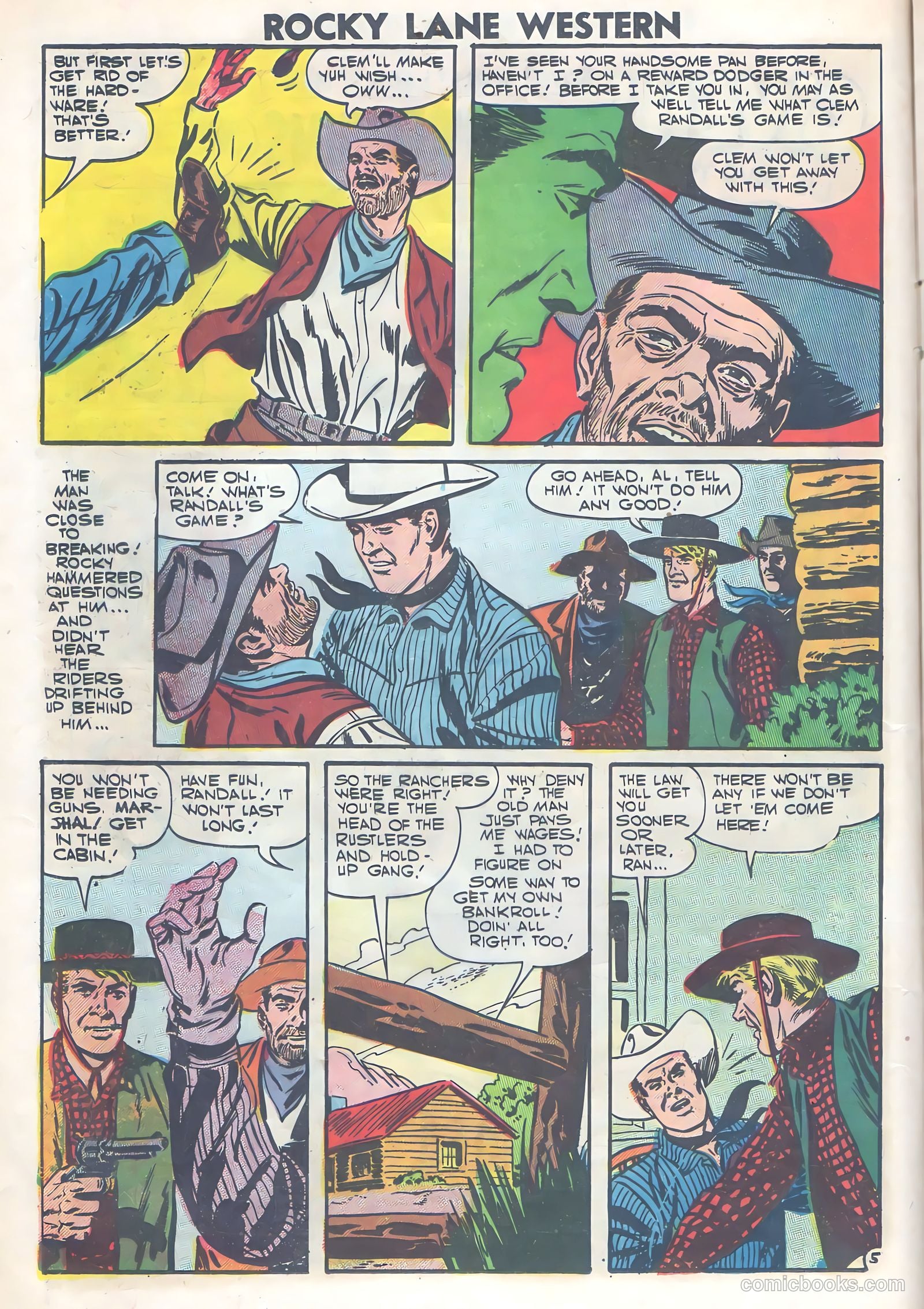 Rocky Lane Western #77 — page 16 of 36