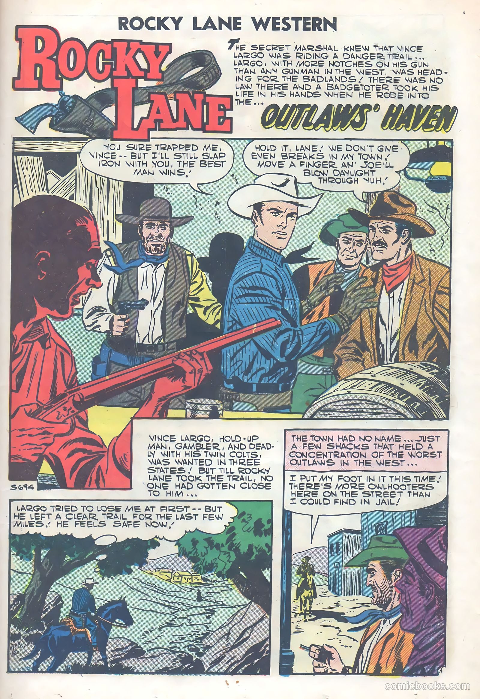 Rocky Lane Western #77 — page 21 of 36