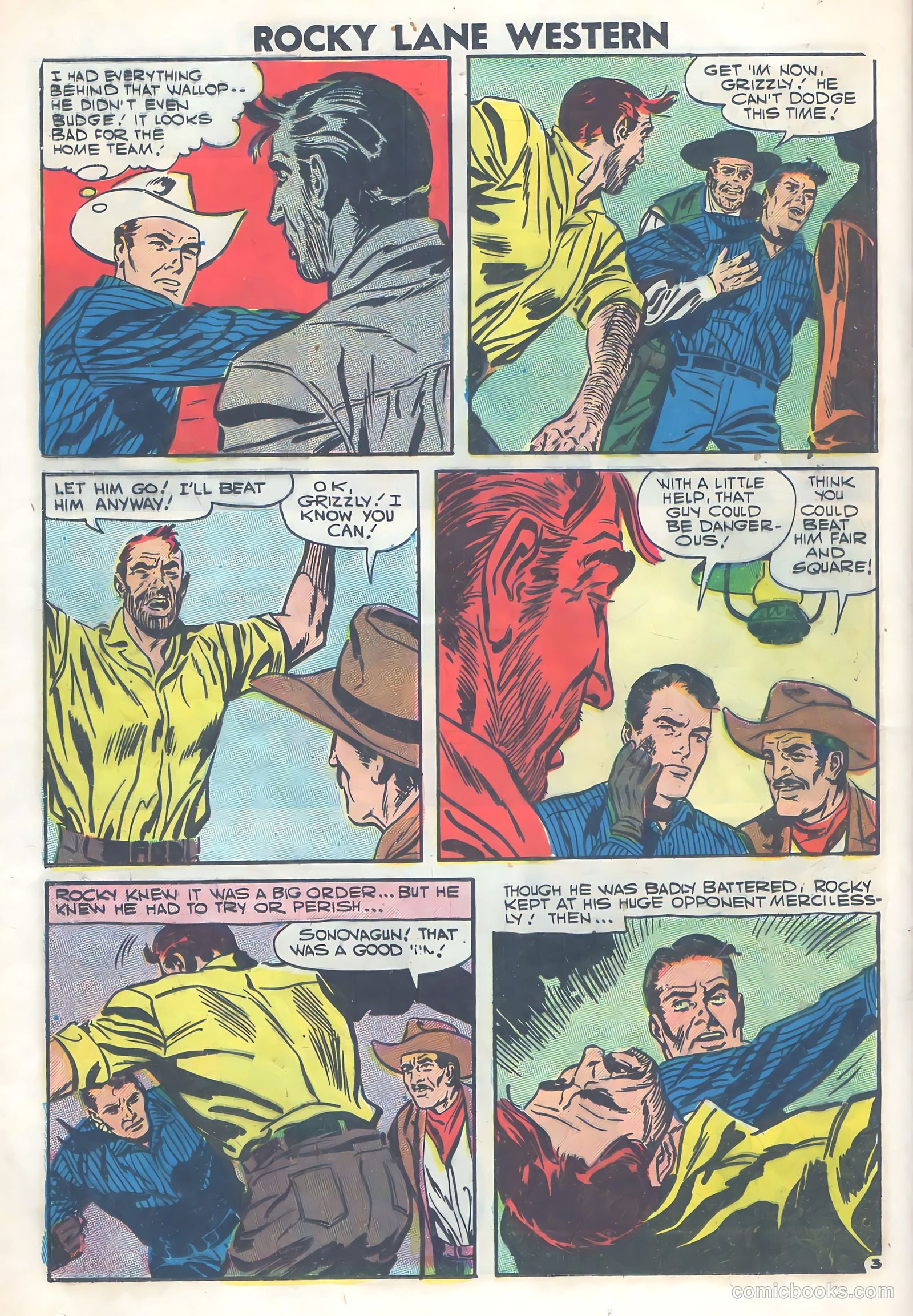 Rocky Lane Western #77 — page 24 of 36