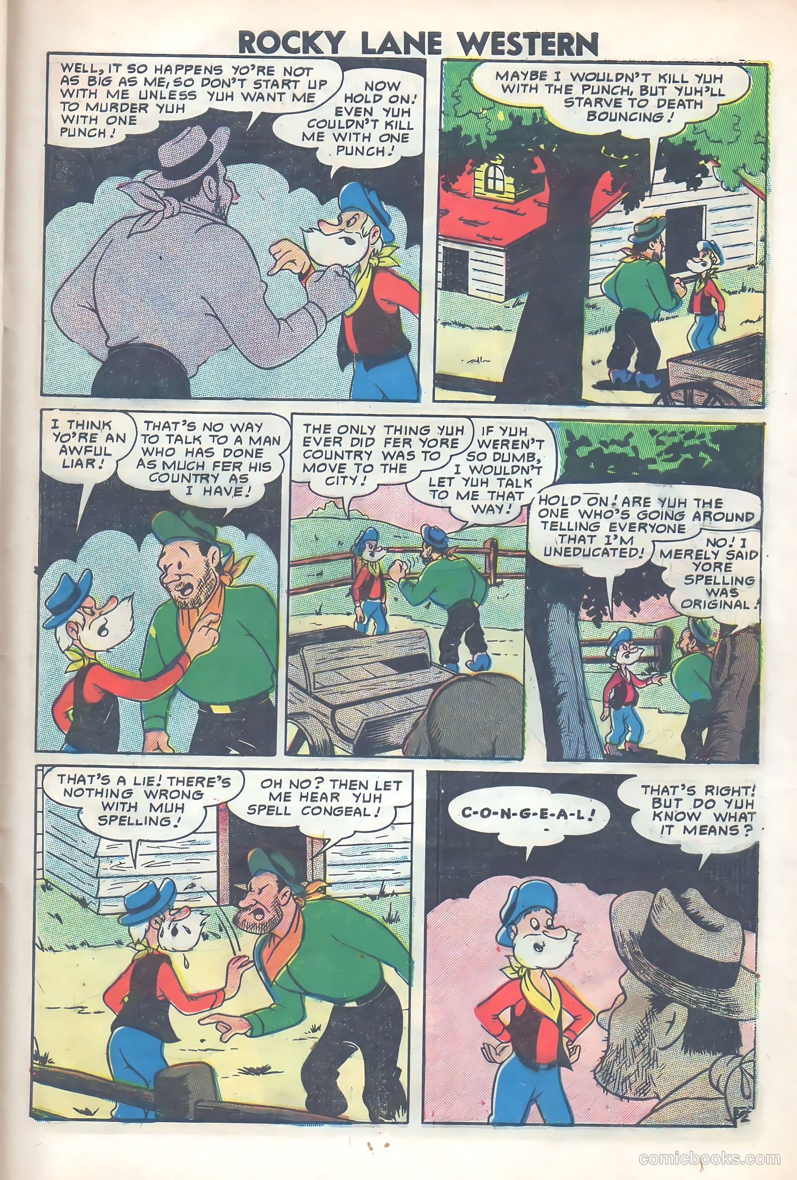 Rocky Lane Western #77 — page 29 of 36
