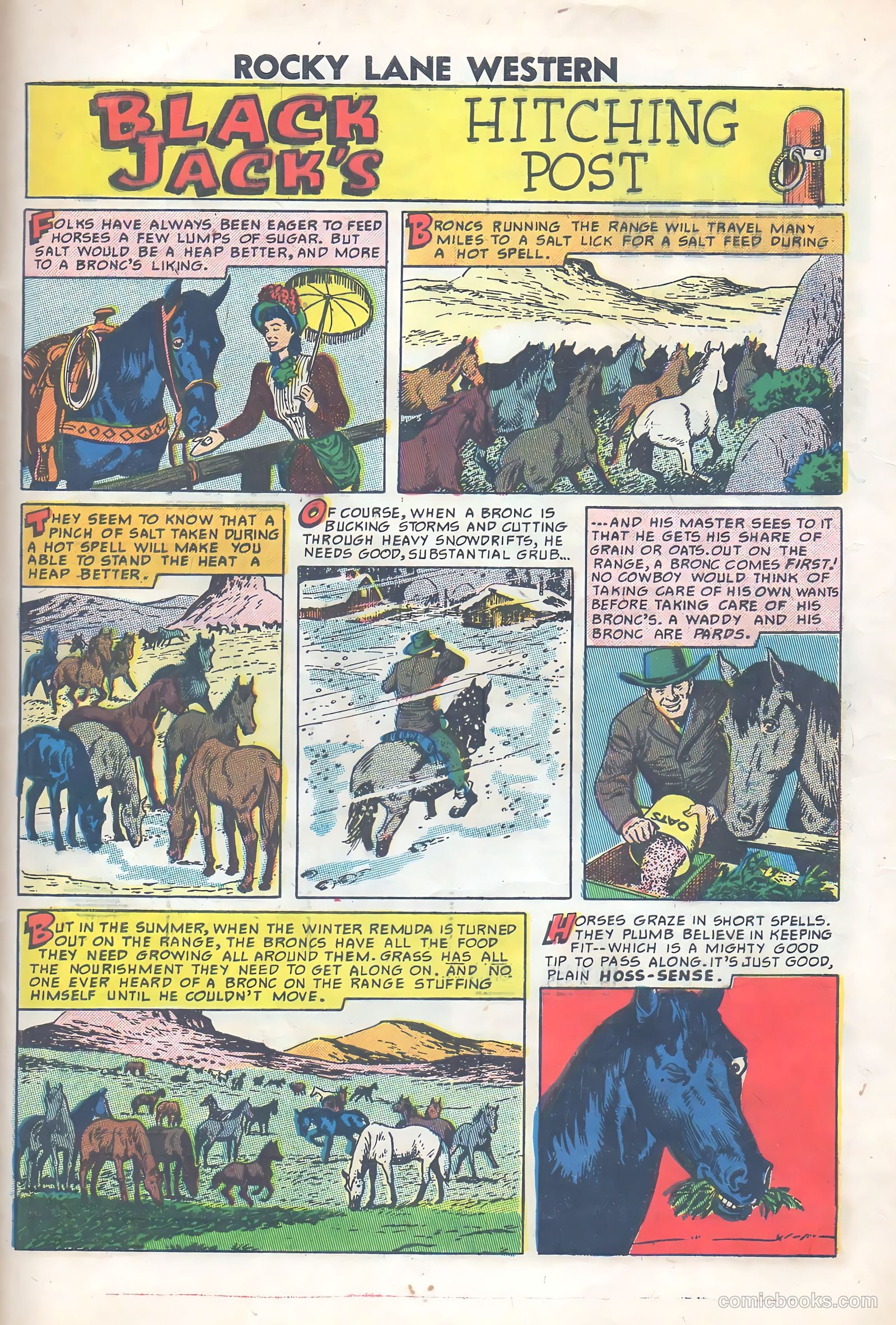Rocky Lane Western #77 — page 33 of 36