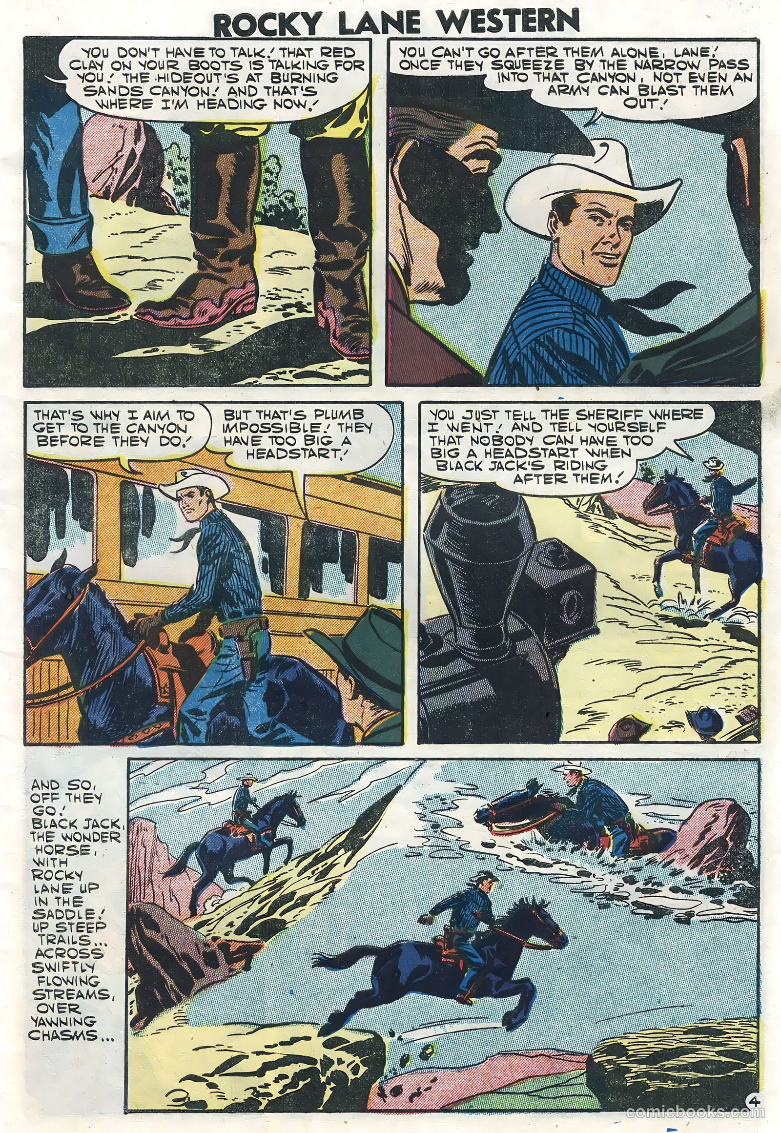 Rocky Lane Western #78 — page 7 of 36