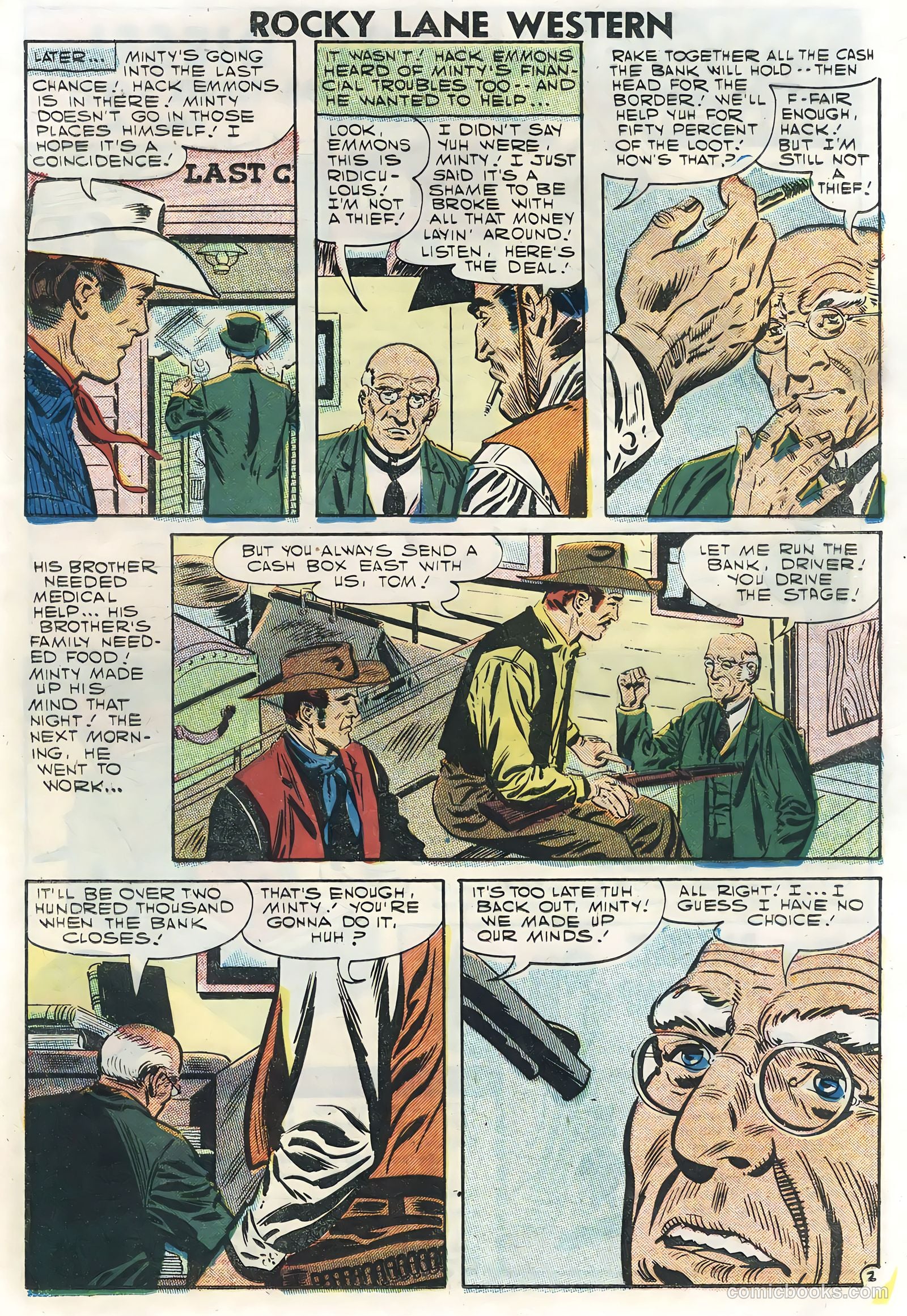 Rocky Lane Western #78 — page 21 of 36