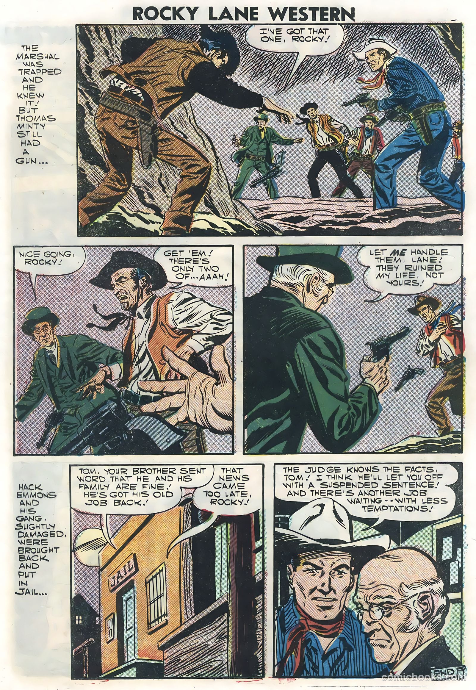 Rocky Lane Western #78 — page 25 of 36