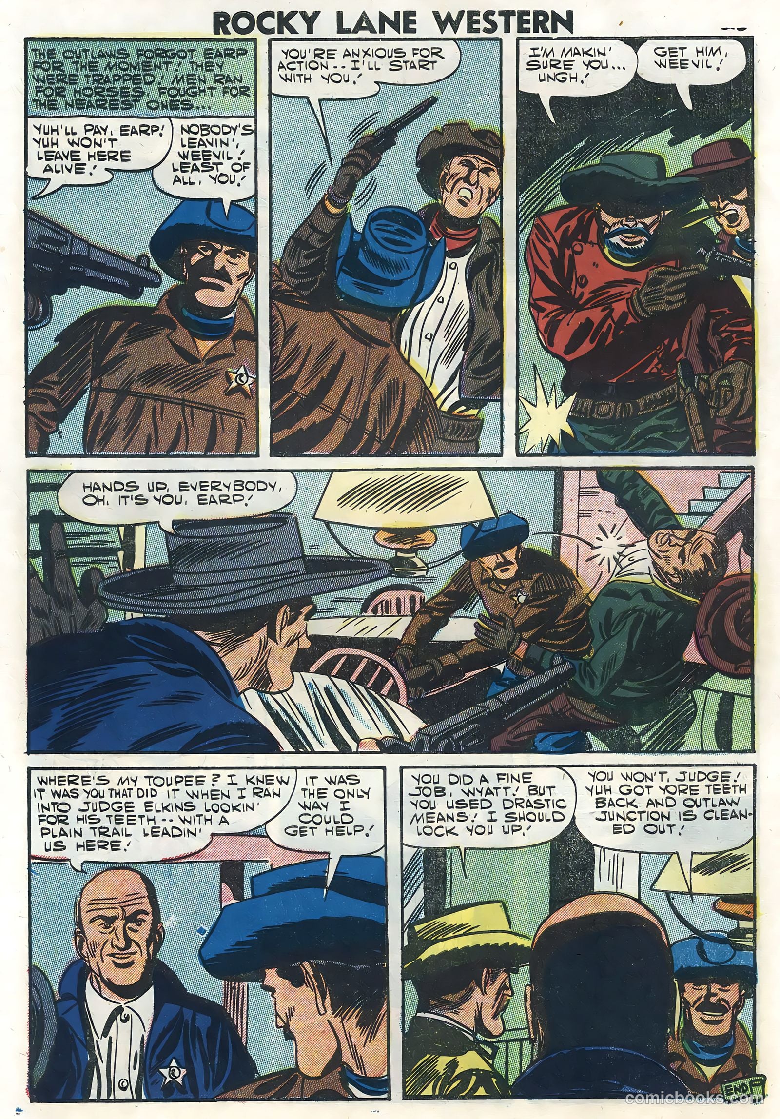 Rocky Lane Western #78 — page 30 of 36