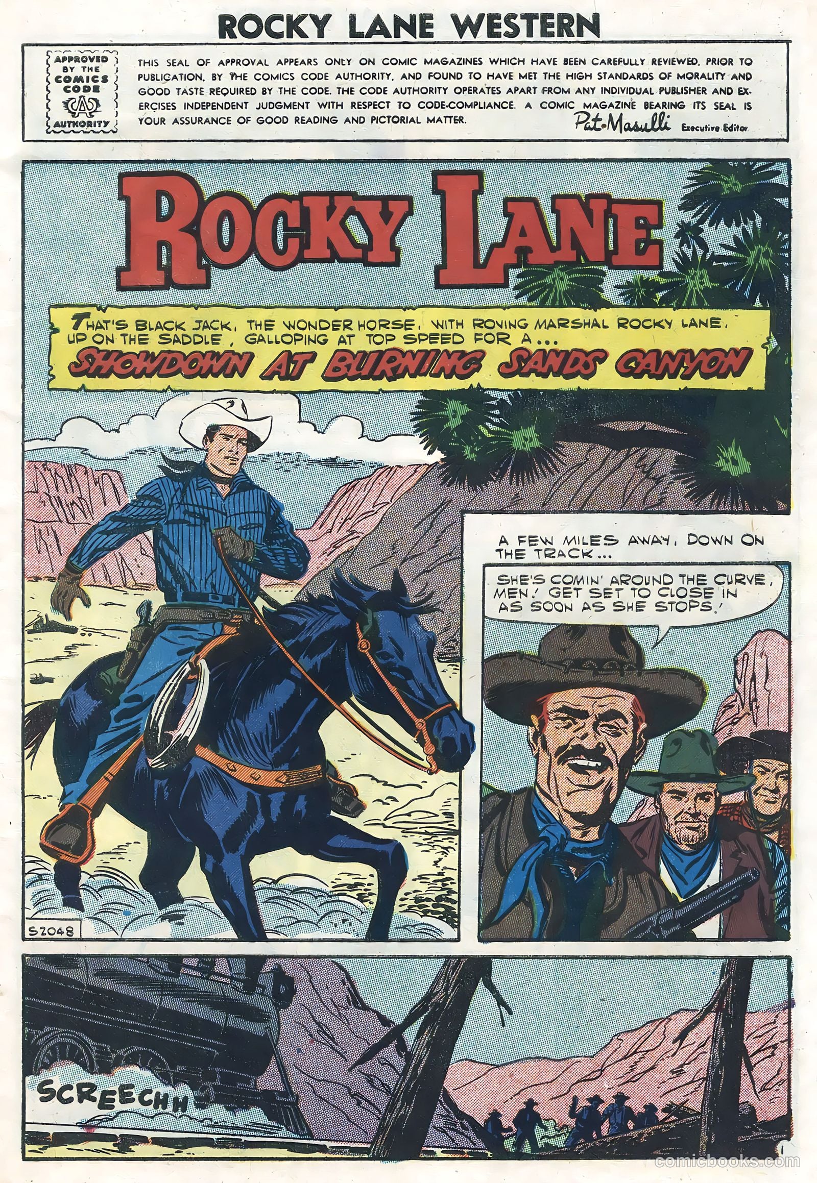 Rocky Lane Western #78 — page 3 of 36