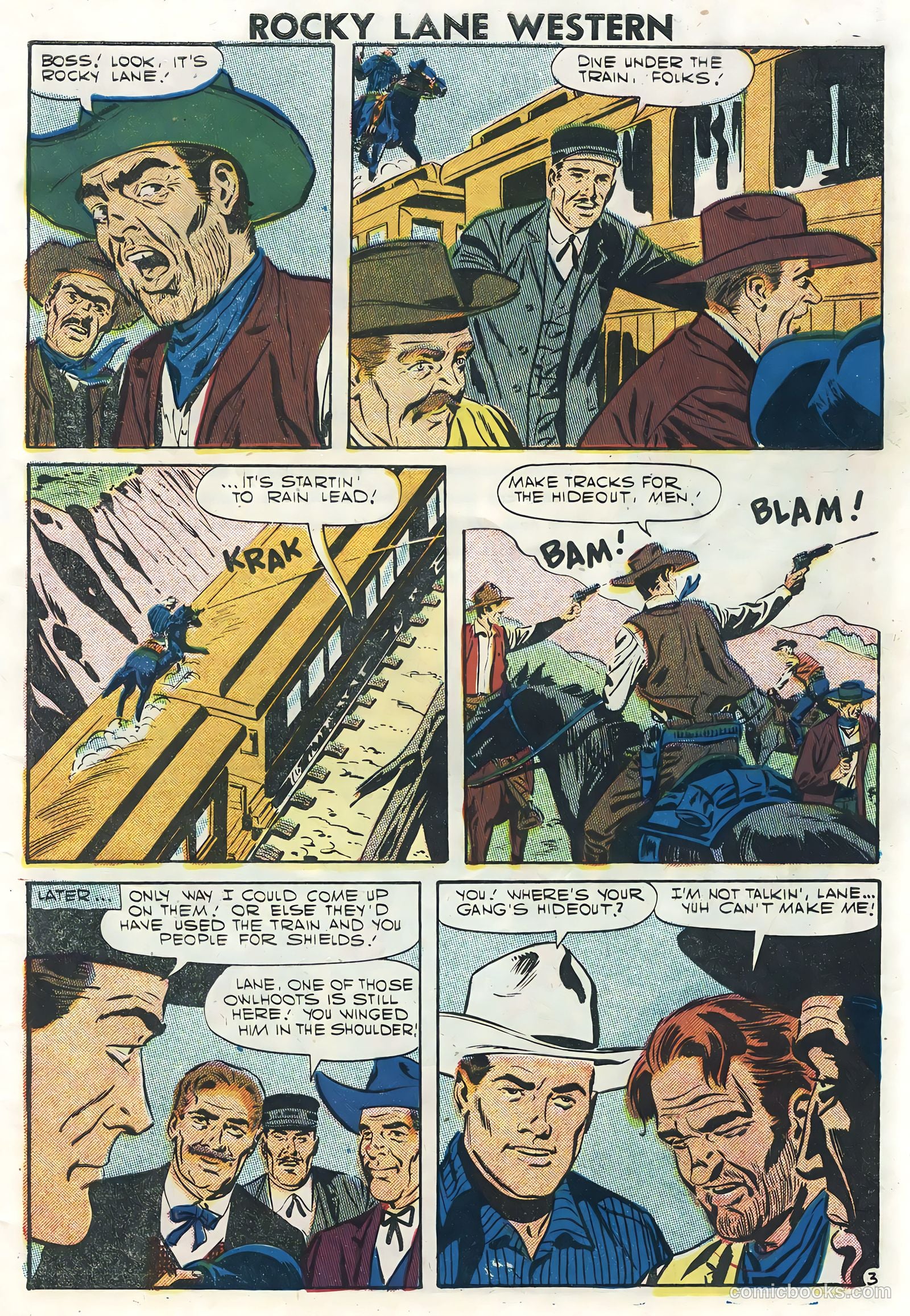 Rocky Lane Western #78 — page 5 of 36