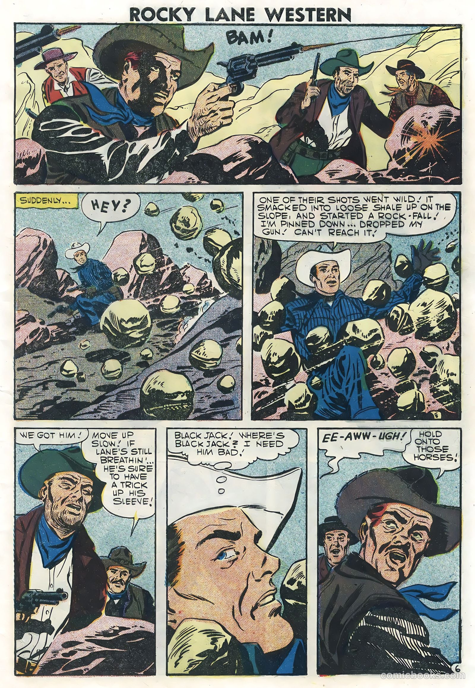 Rocky Lane Western #78 — page 9 of 36