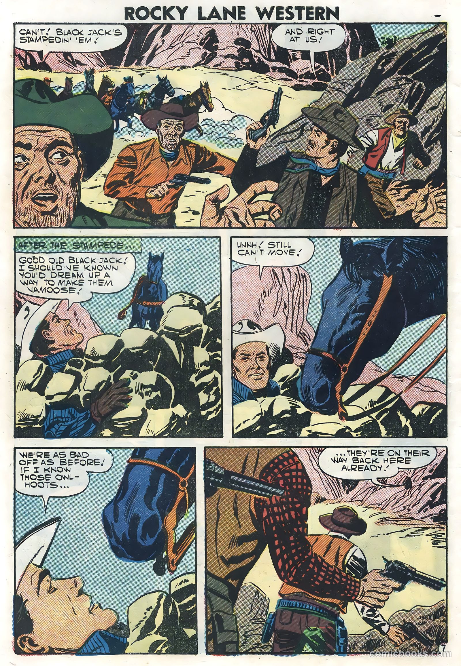 Rocky Lane Western #78 — page 10 of 36