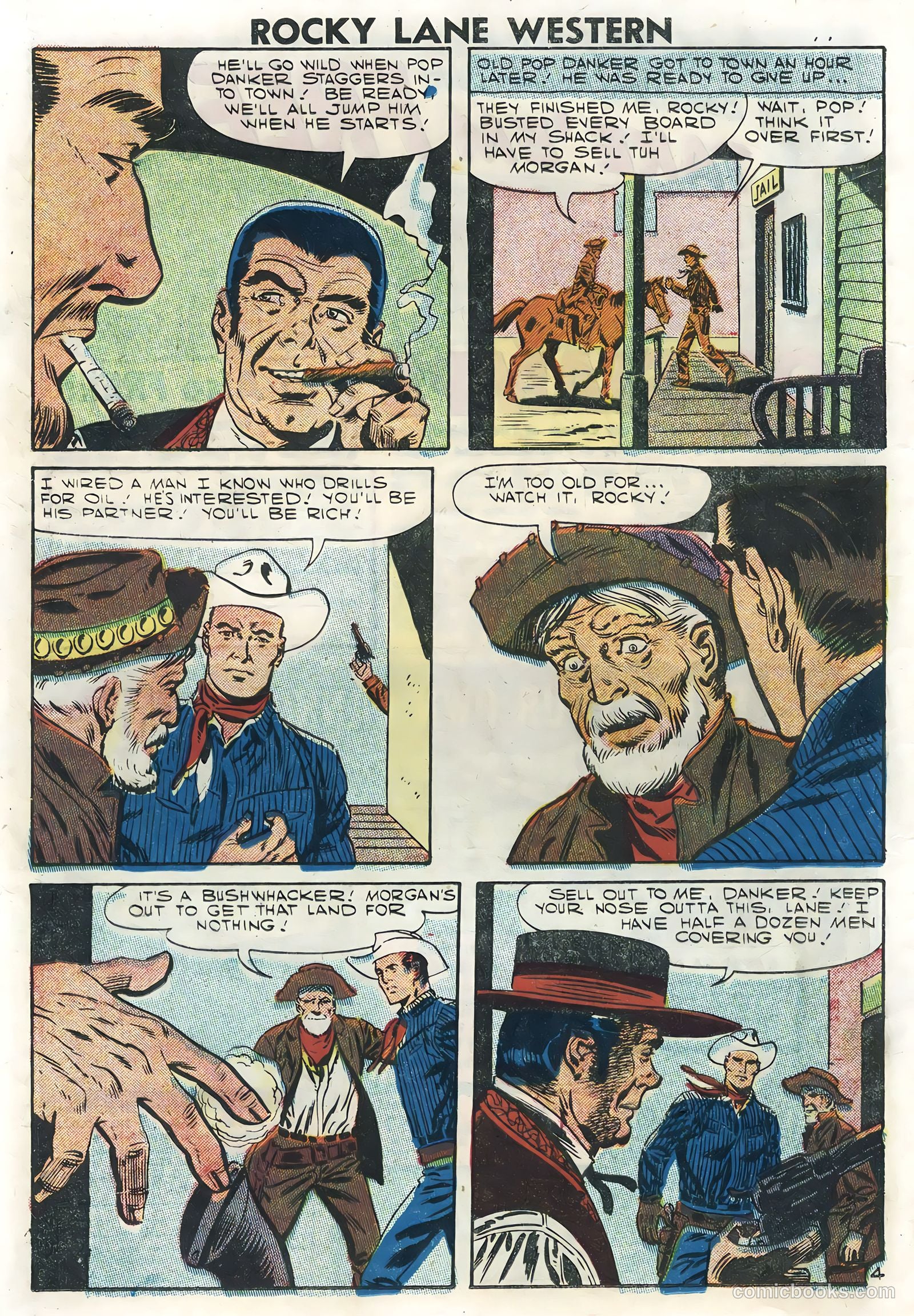 Rocky Lane Western #78 — page 16 of 36