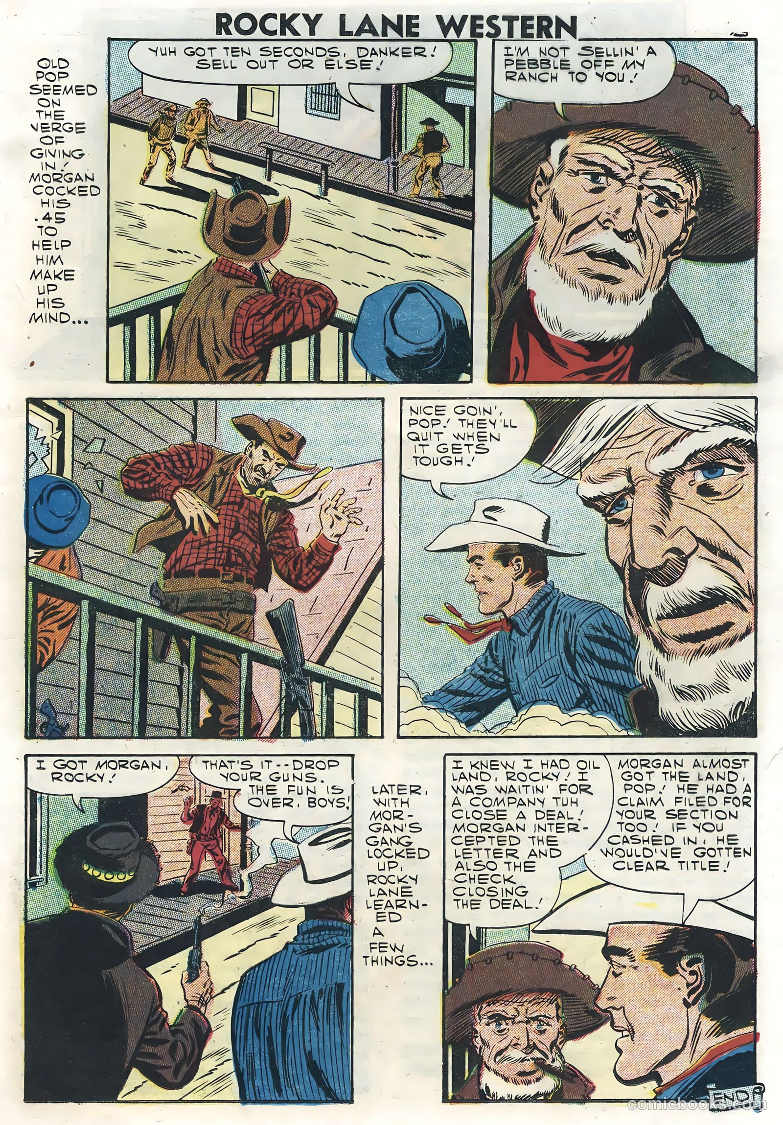 Rocky Lane Western #78 — page 17 of 36