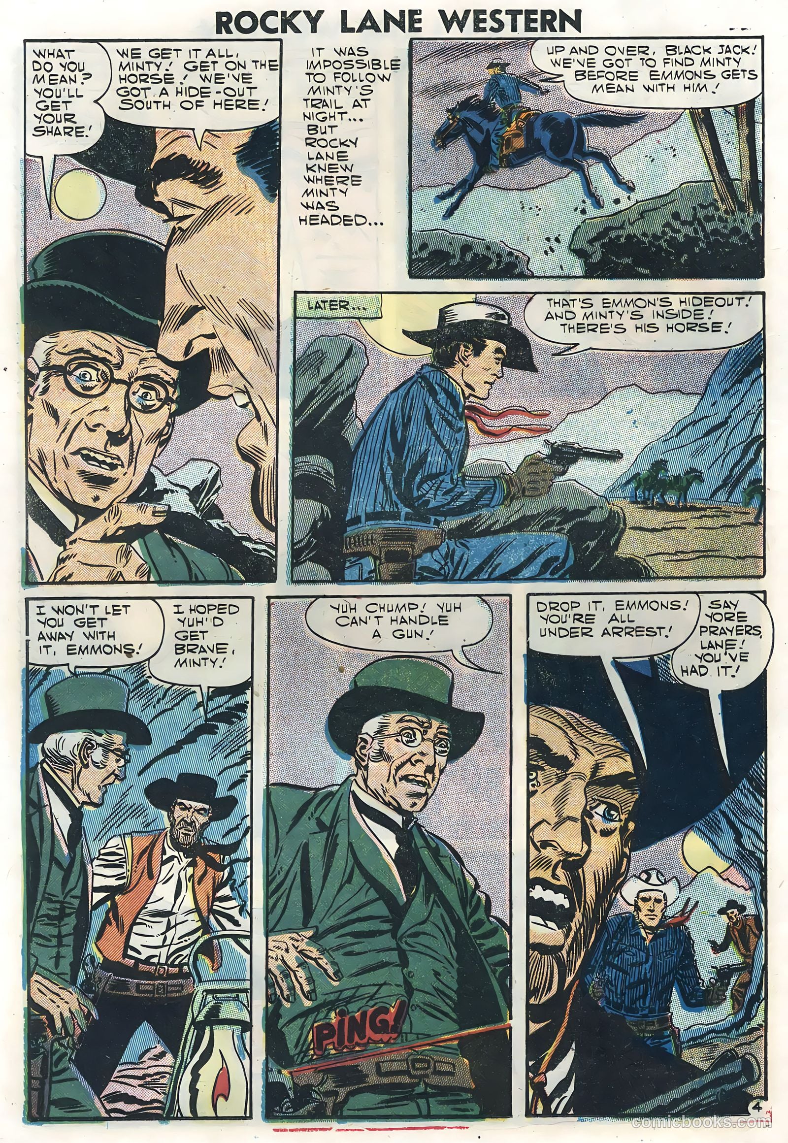 Rocky Lane Western #78 — page 24 of 36