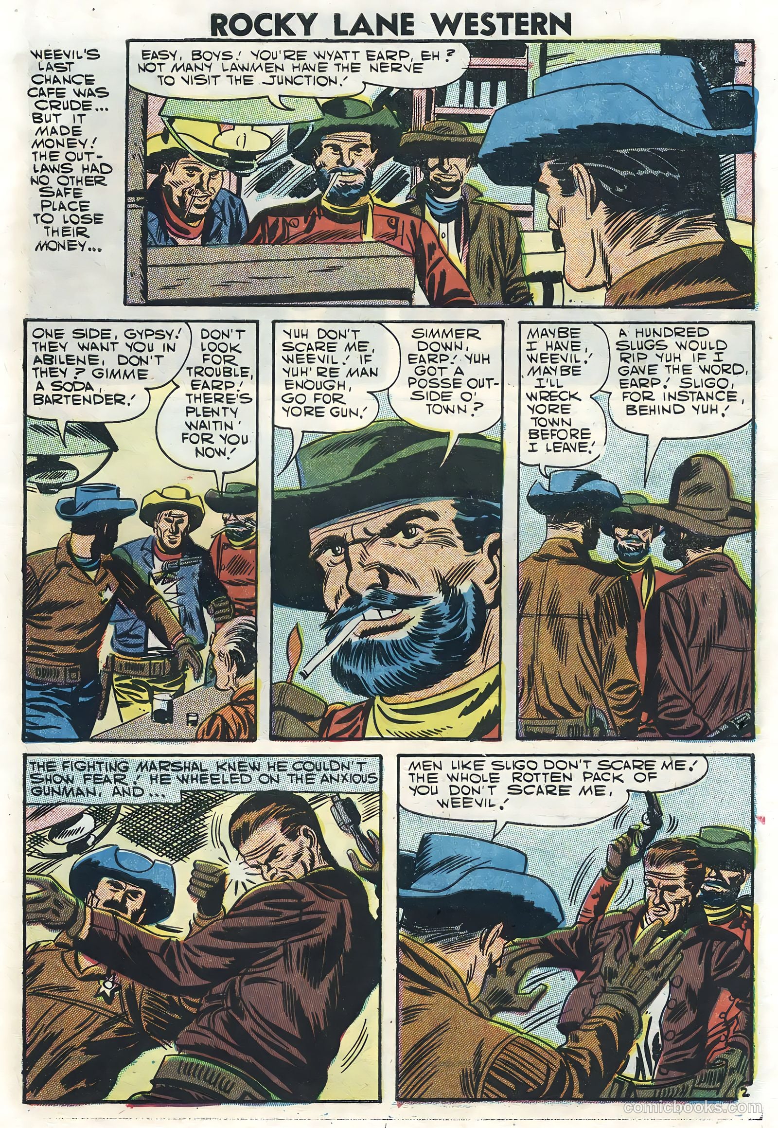 Rocky Lane Western #78 — page 27 of 36