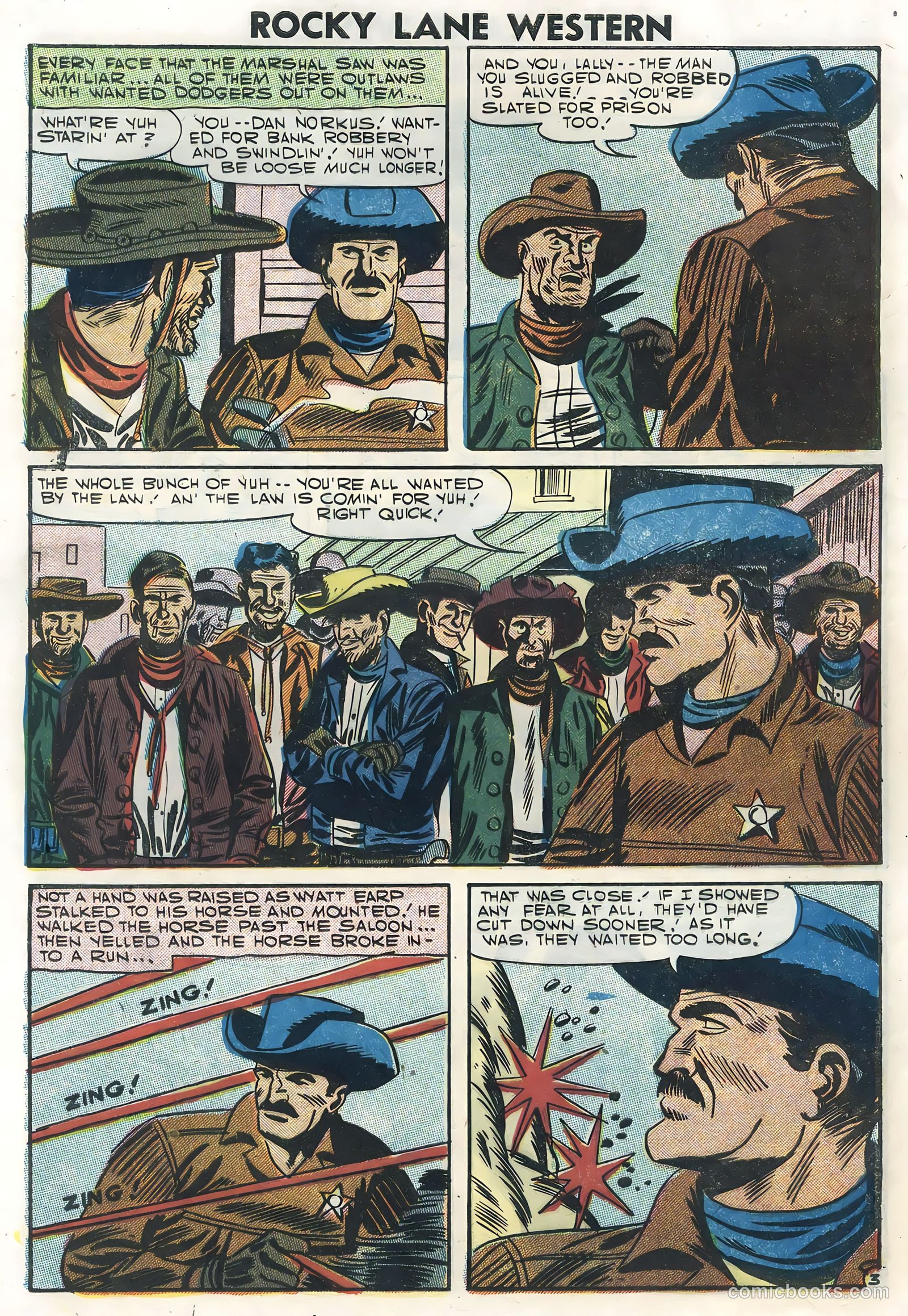 Rocky Lane Western #78 — page 28 of 36