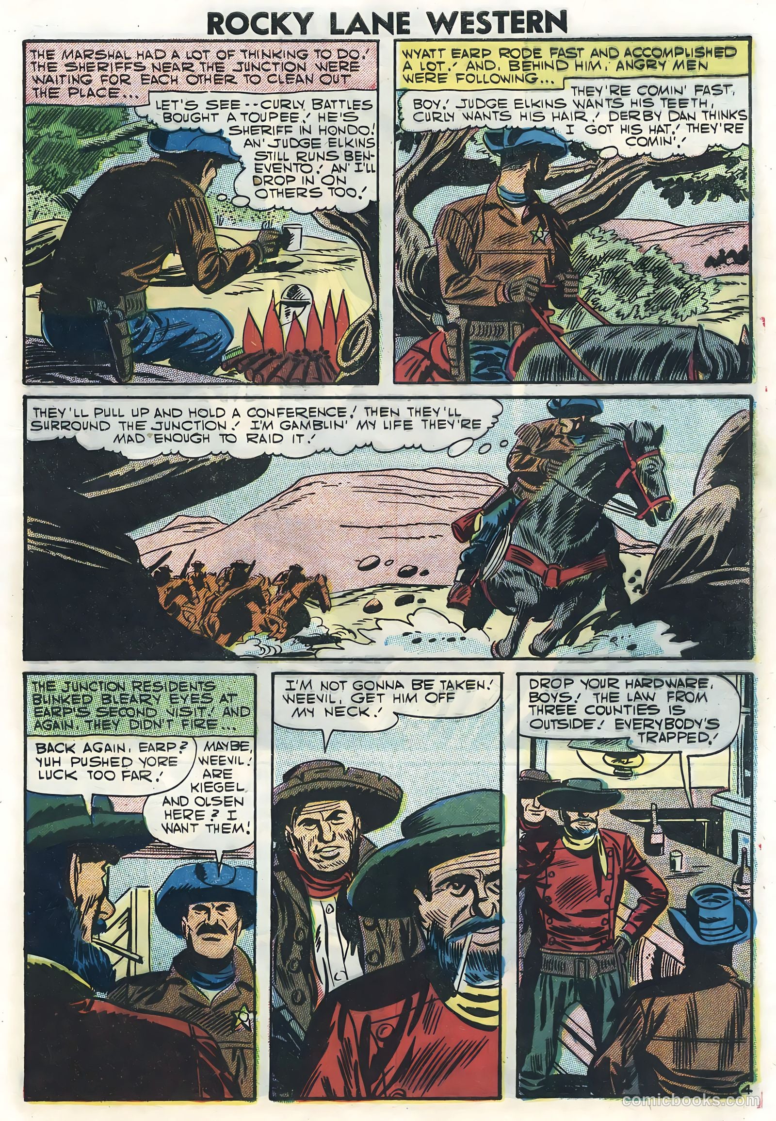 Rocky Lane Western #78 — page 29 of 36