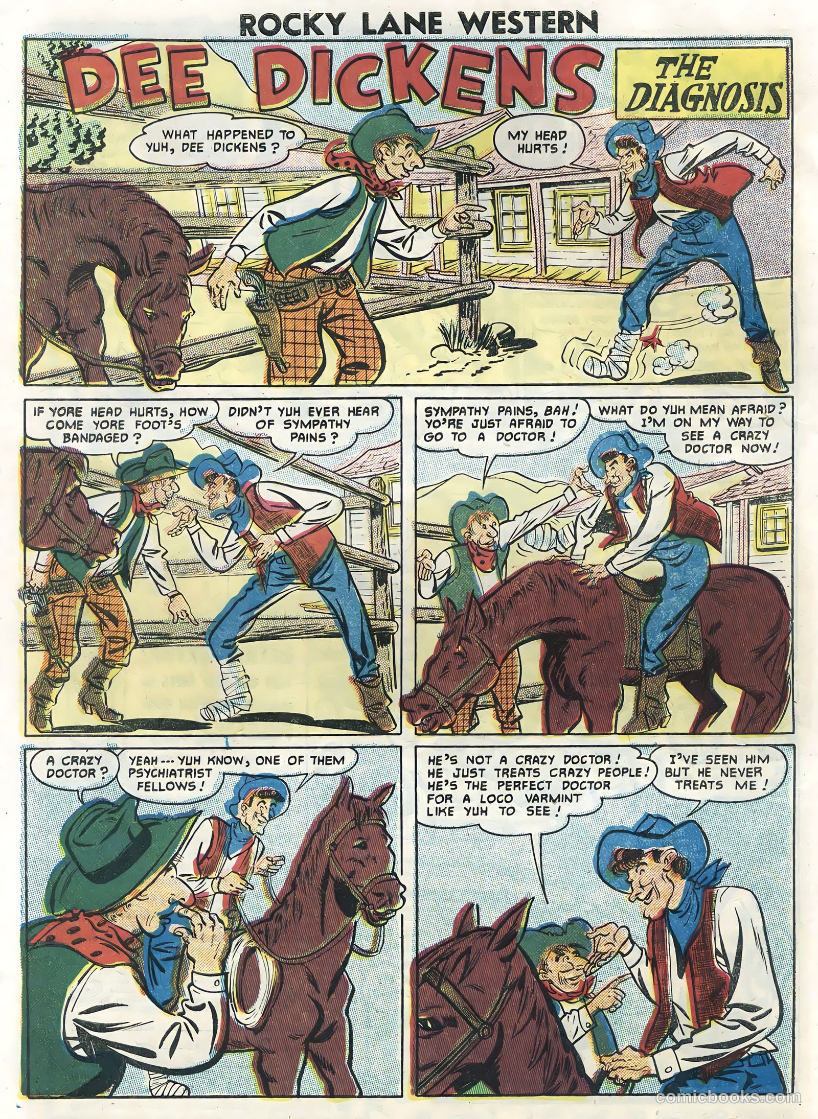 Rocky Lane Western #78 — page 32 of 36