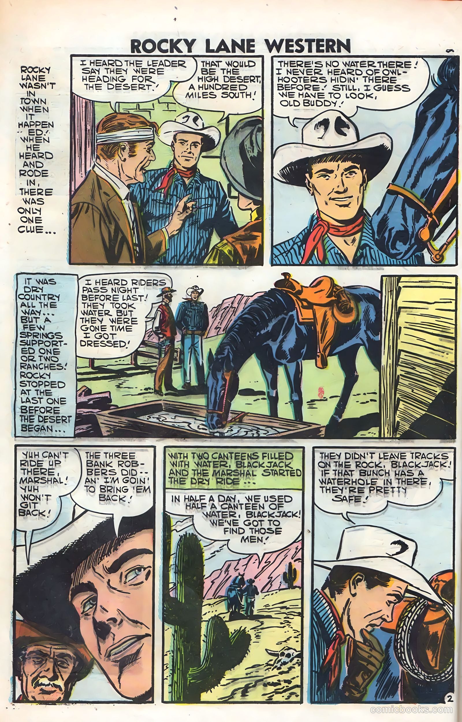Rocky Lane Western #79 — page 4 of 68