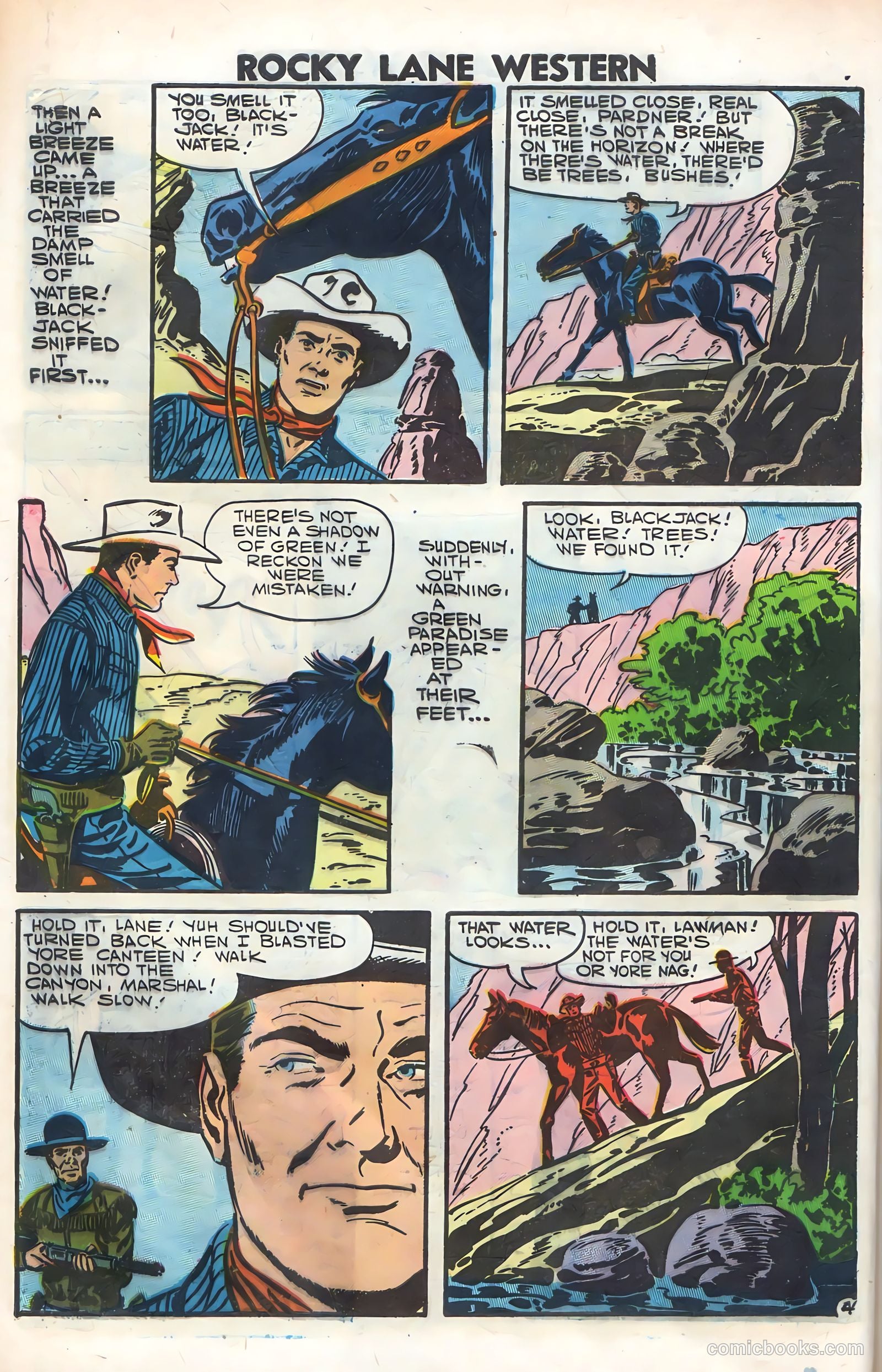 Rocky Lane Western #79 — page 6 of 68