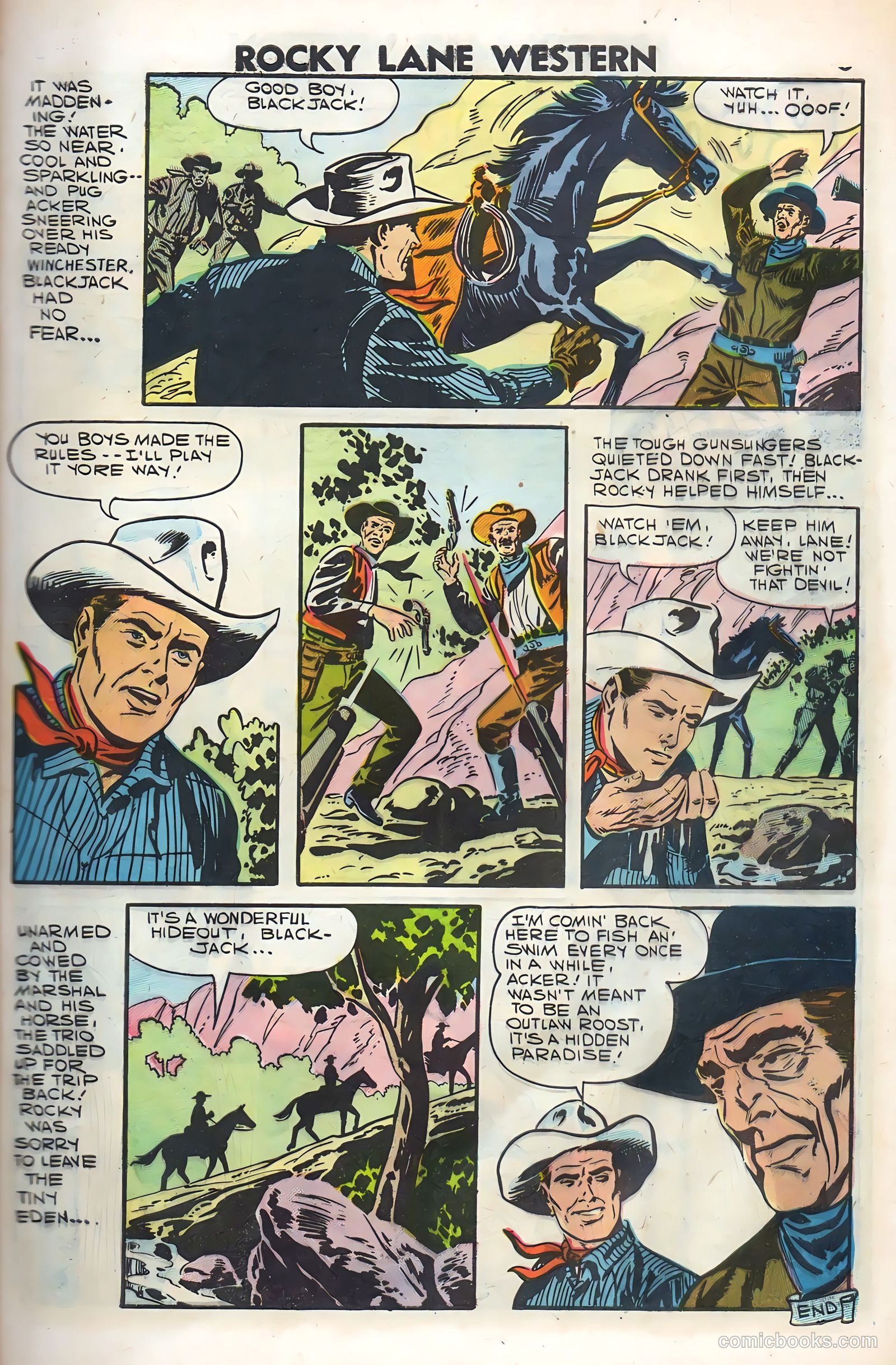 Rocky Lane Western #79 — page 7 of 68