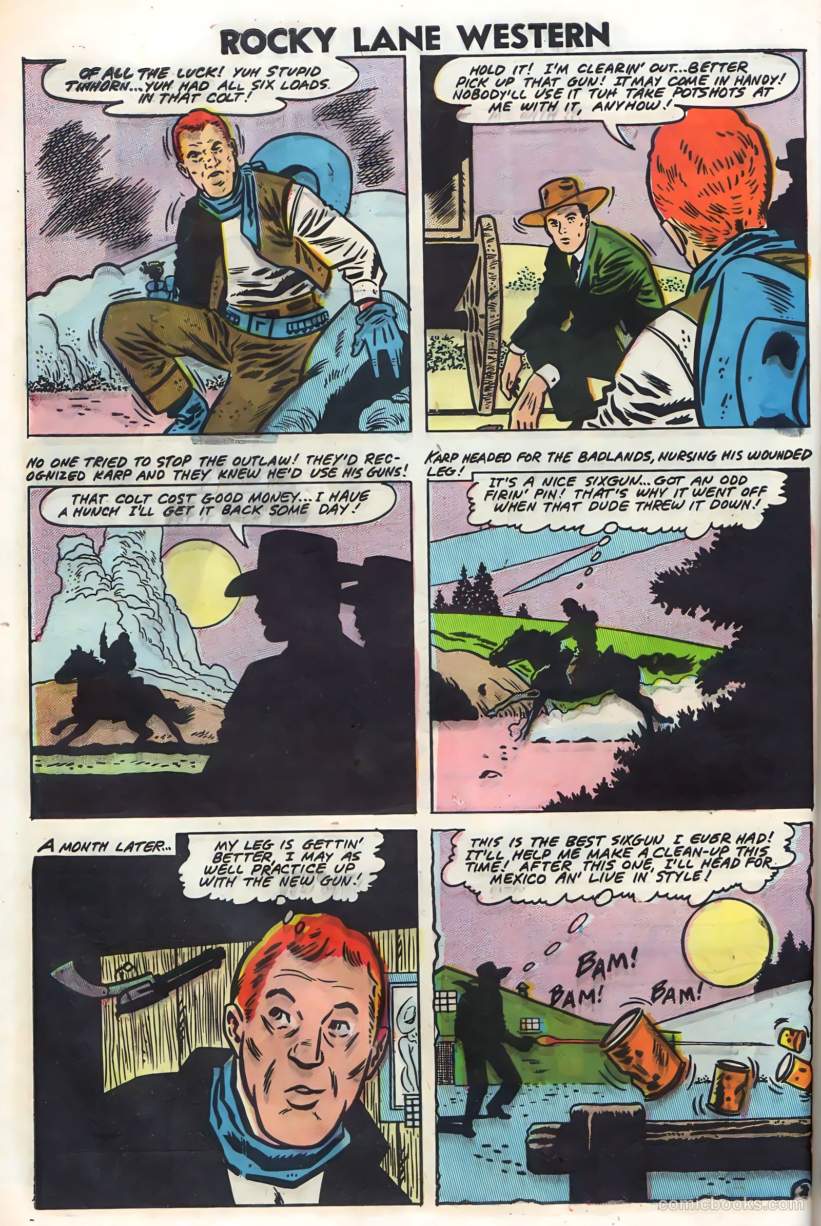 Rocky Lane Western #79 — page 12 of 68