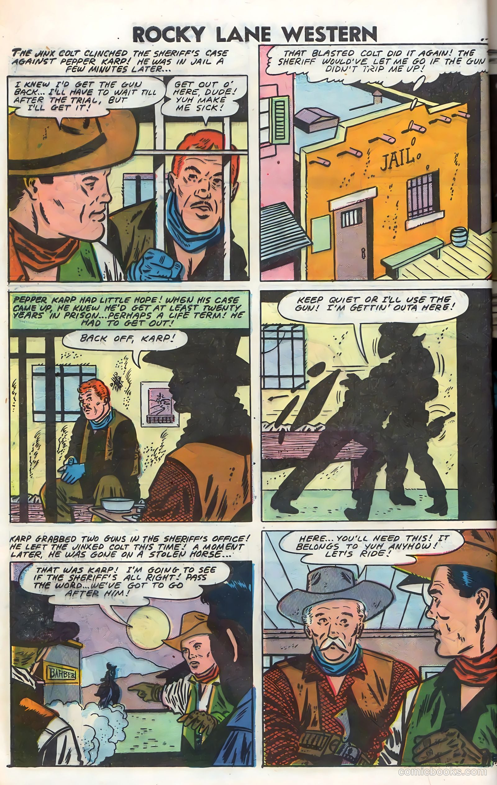 Rocky Lane Western #79 — page 14 of 68