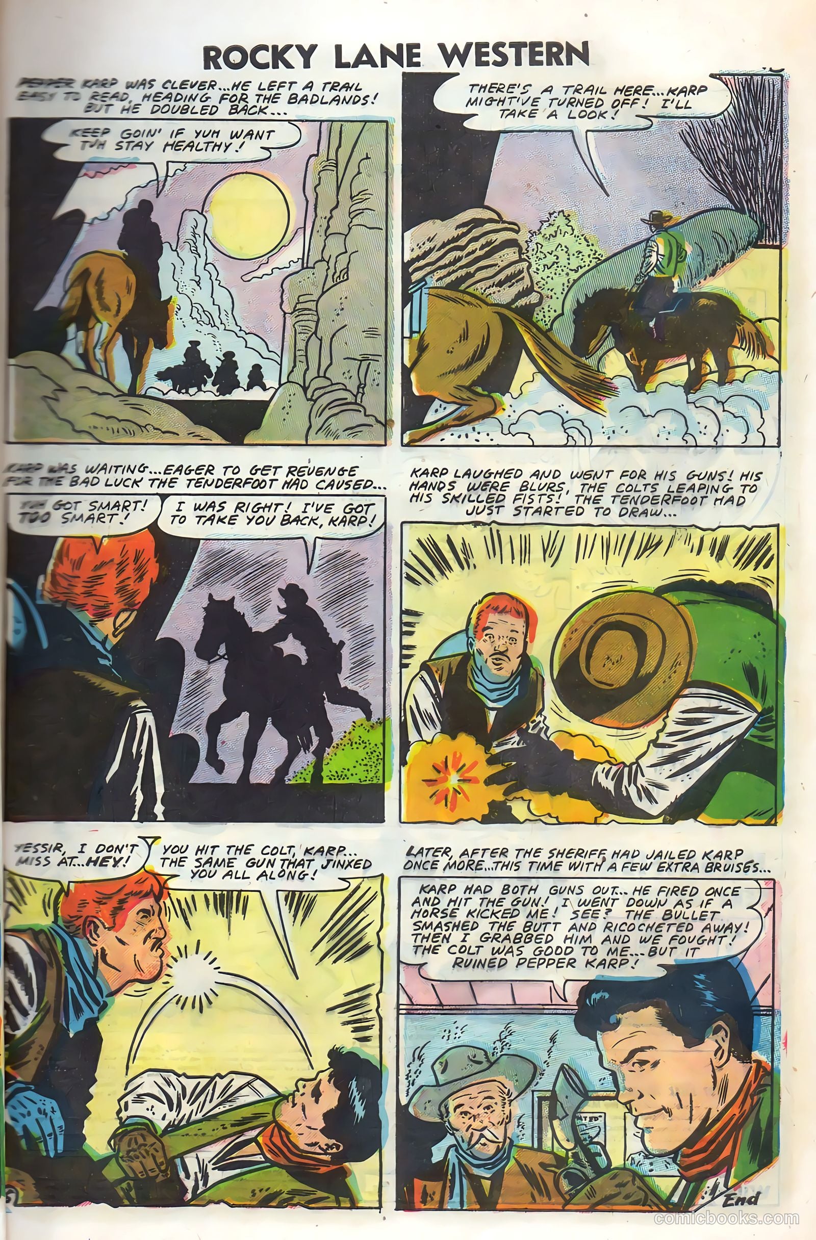 Rocky Lane Western #79 — page 15 of 68
