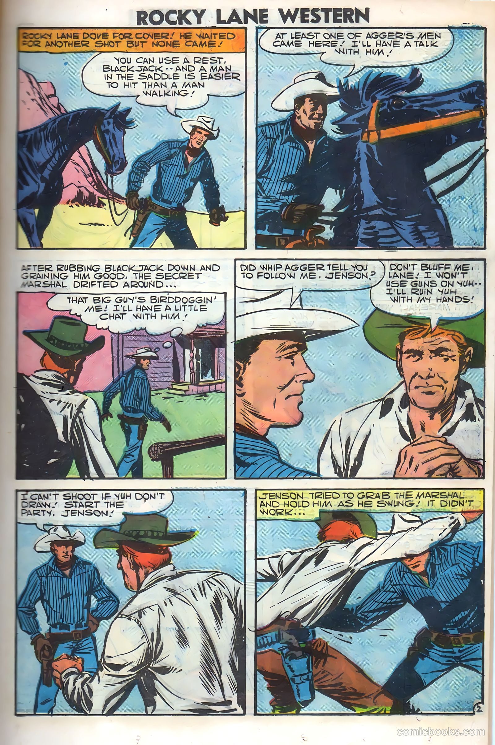 Rocky Lane Western #79 — page 23 of 68